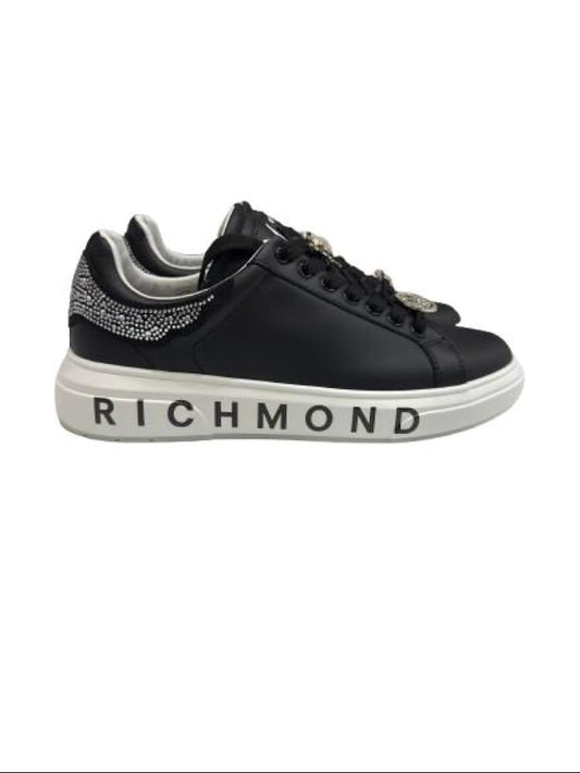 Richmond scarpe nere donna maxi logo