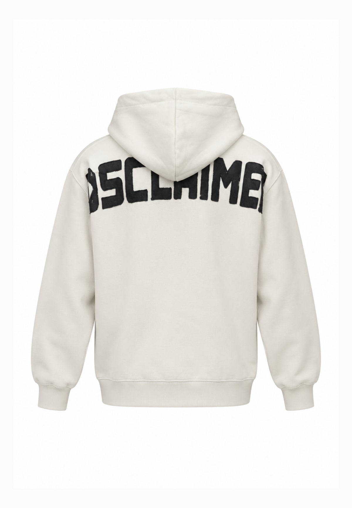 Disclaimer FELPA PANNA CON CAPPUCCIO E MAXI LOGO SUL RETRO Bambini e ragazzi 26IDK59101.PANNA_