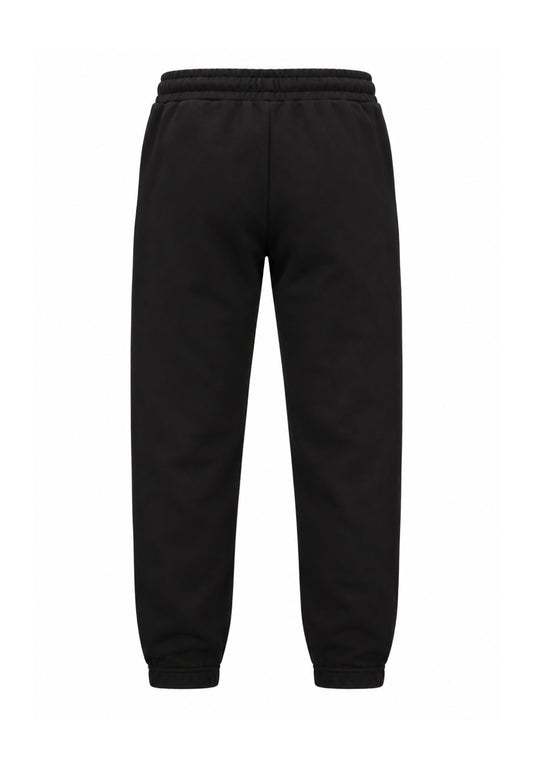 Diesel PANTALONI NERI DA TUTA CON MINI LOGO ROSSO Bambini e ragazzi PXGIN.NE_