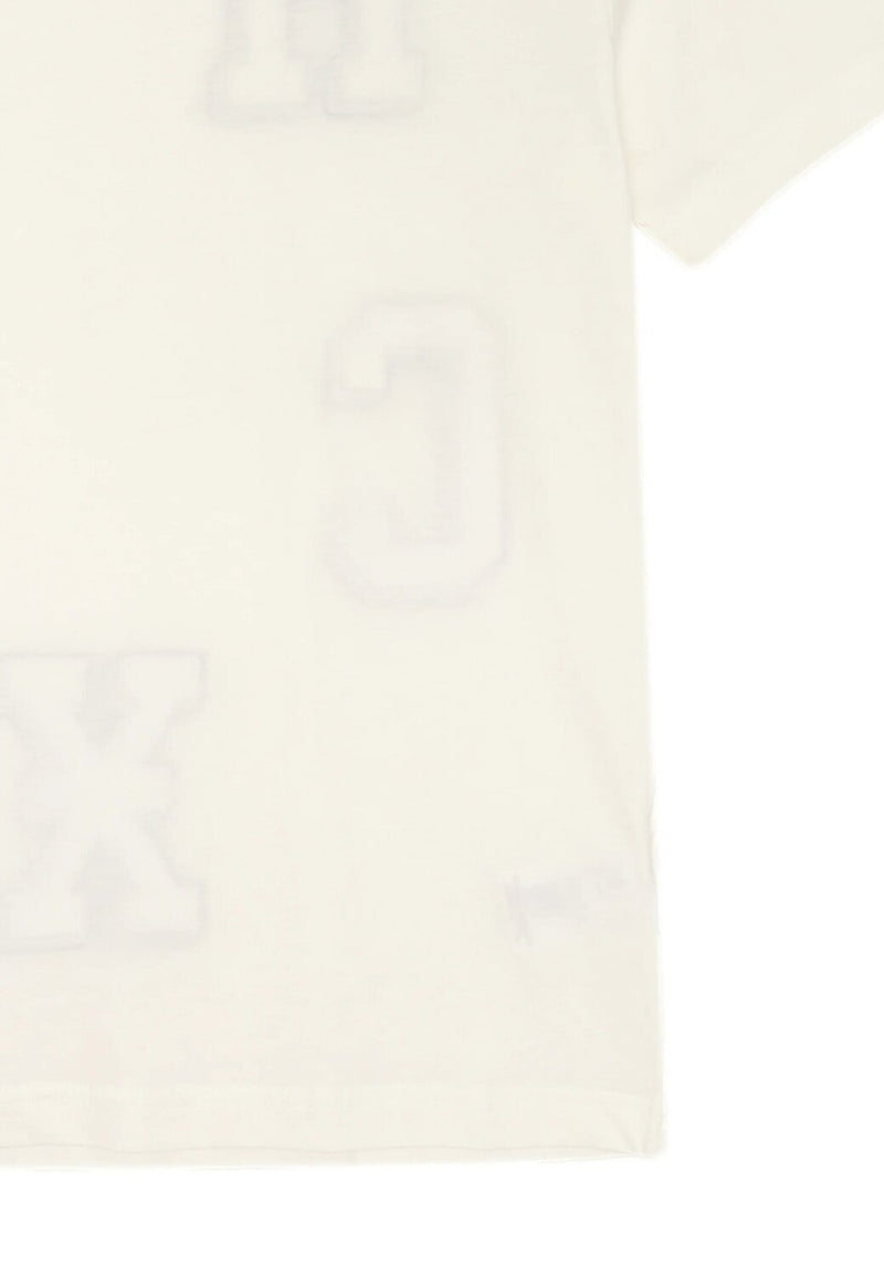 John Richmond T-shirt Uomo Panna – Cotone 100% con Stampa Logo RICH - PANNA | CammarataMode
