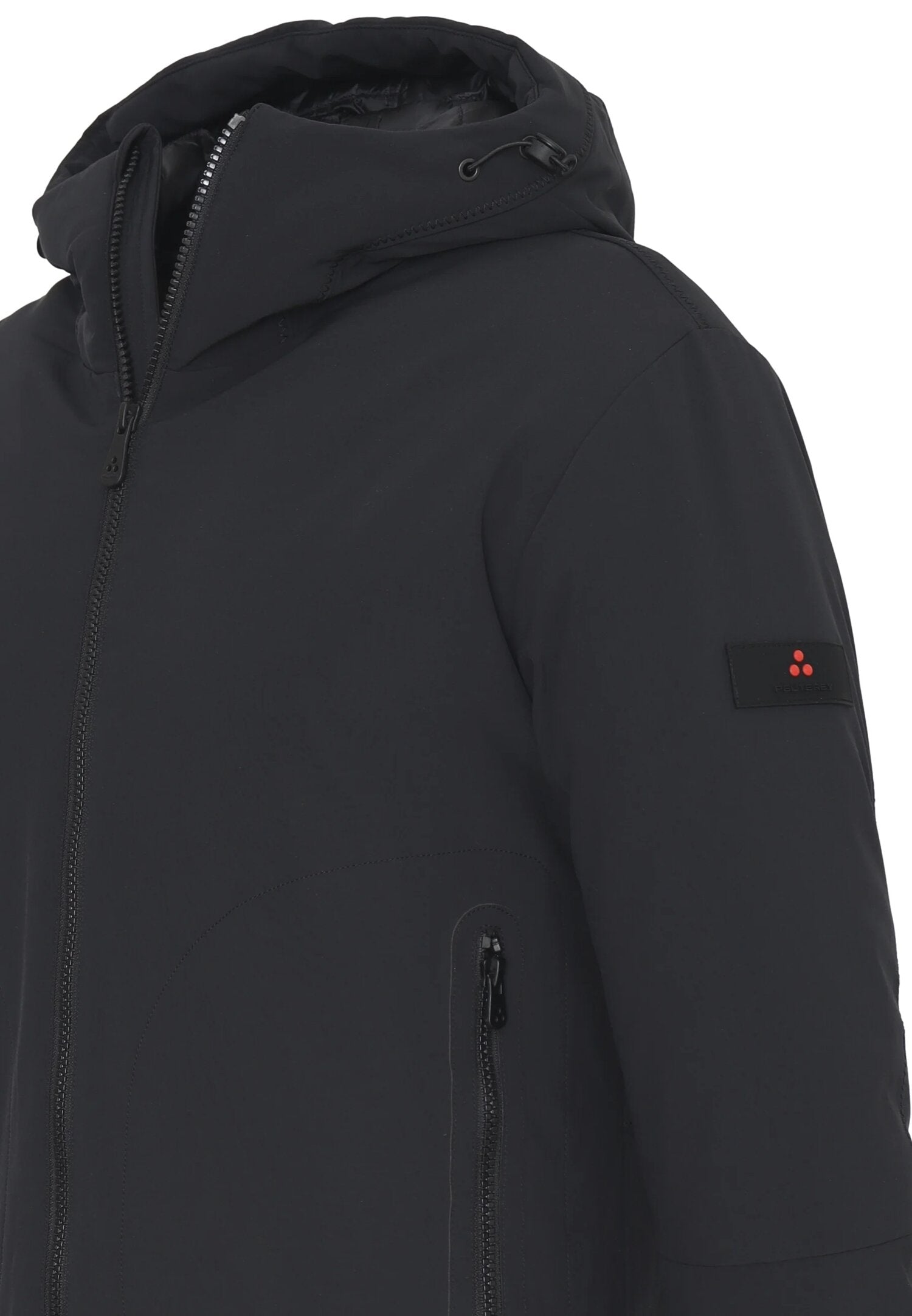 Peuterey giacca mezza stagione bambino nera con cappuccio