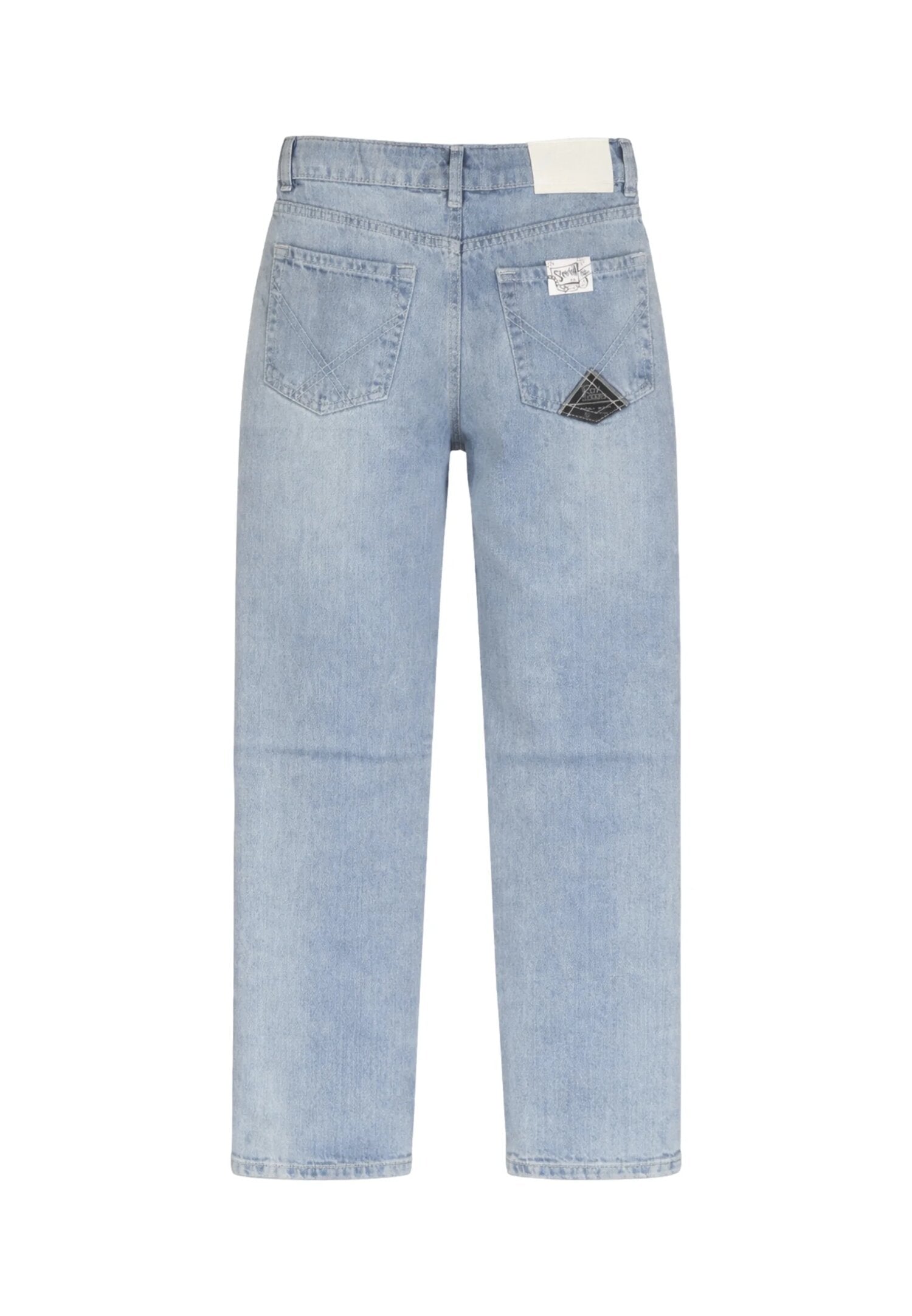 Roy Roger's Jeans Chiaro Bambino Tasche Laterali Scuola In Denim RG146_