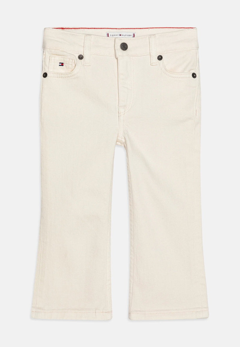 Pantalone zampetta Tommy Hilfiger bambina ragazza panna - PANNA | CammarataMode