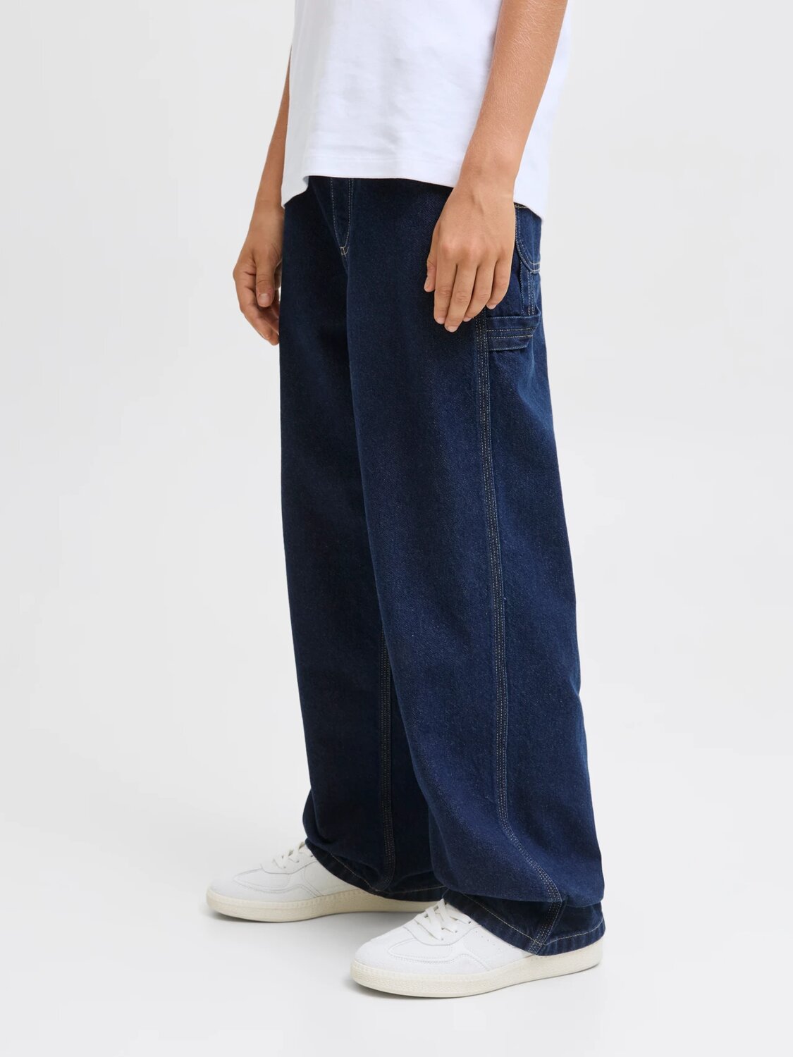 Jack & Jones Junior Jeans Carpenter Blu Bambino In Denim Passeggio AI25