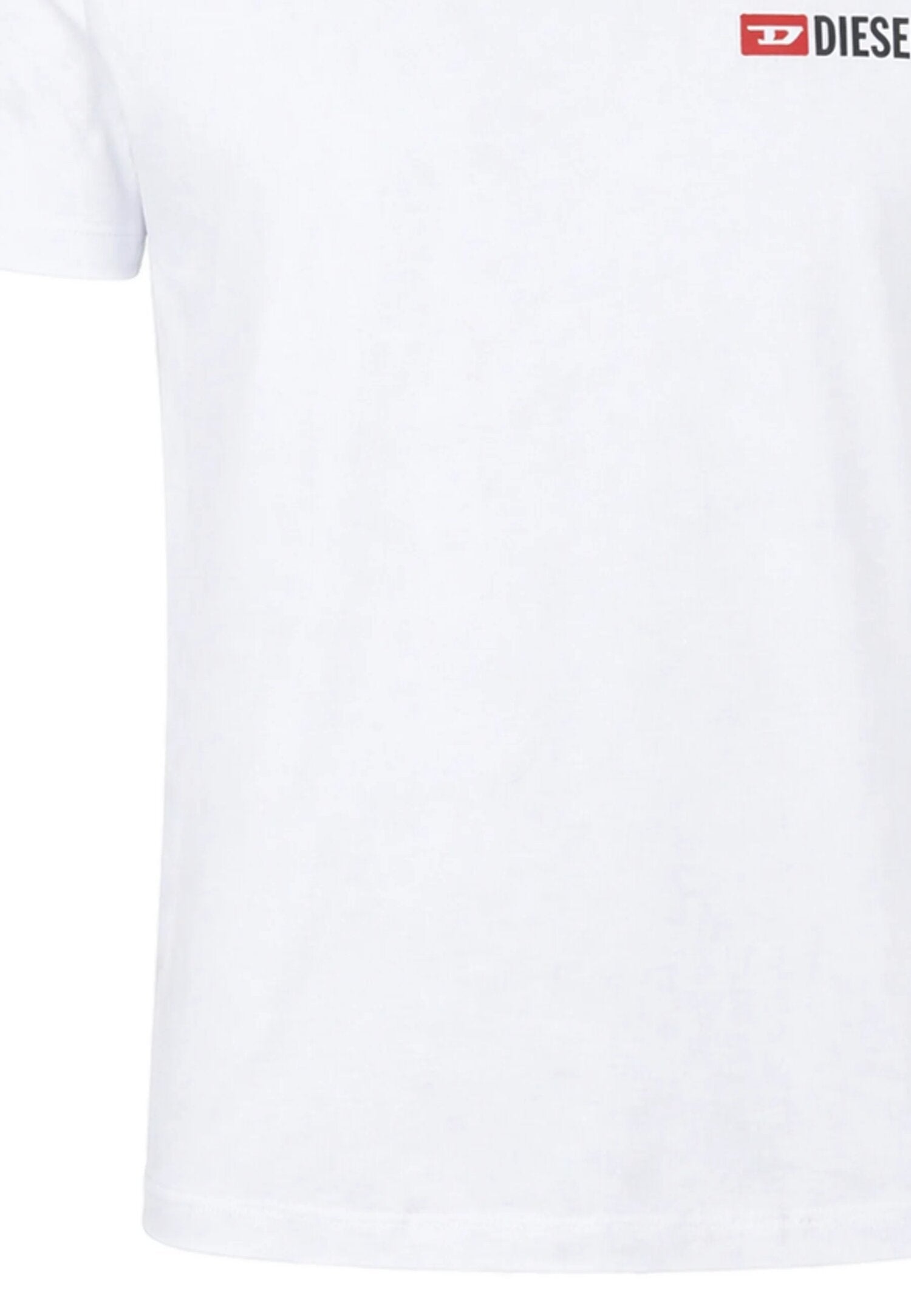 Diesel Tshirt Bianca Con Logo Piccolo Sul Cuore Bambino UTRIM_