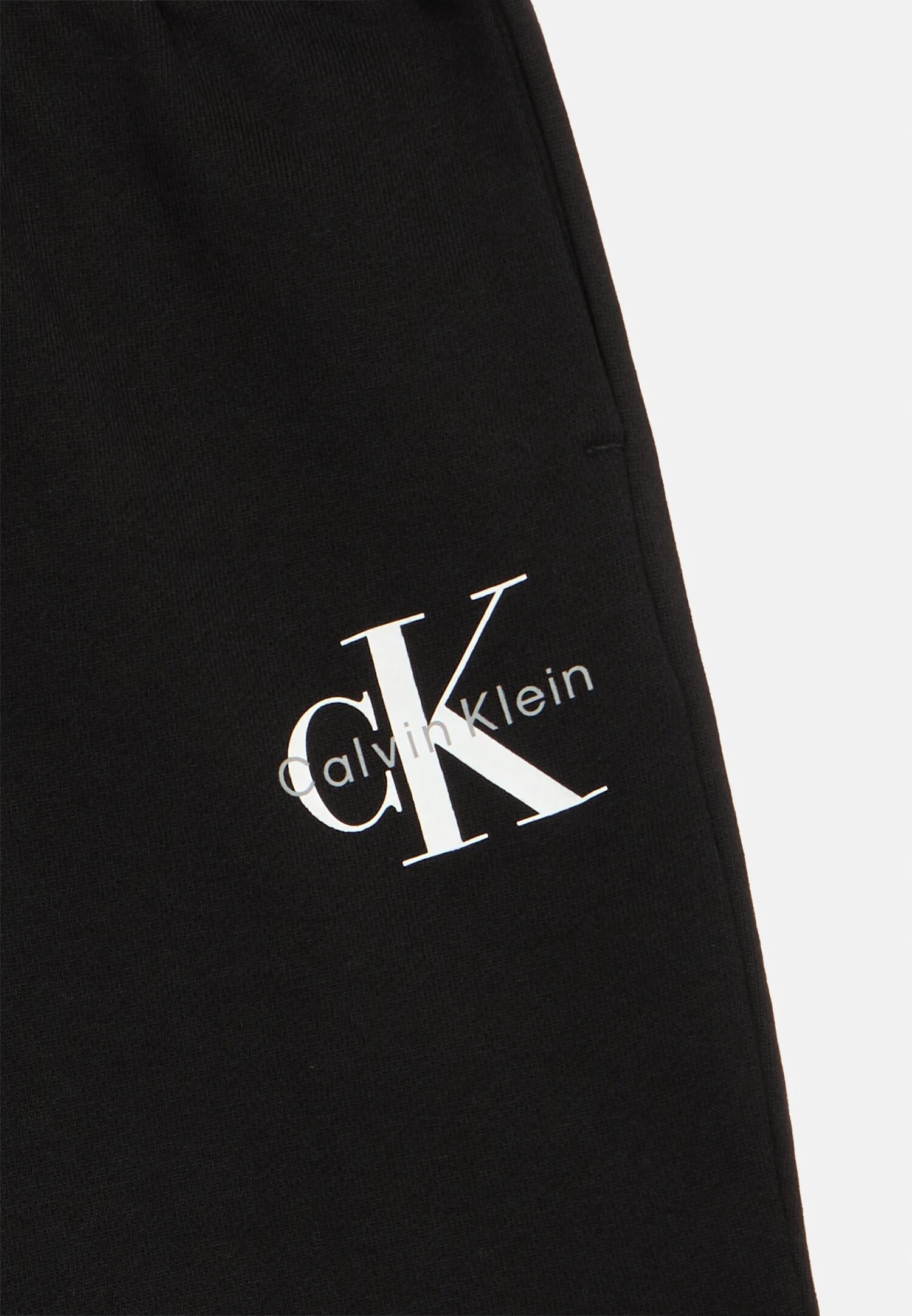Calvin Klein Bermuda Nero Con Logo Ck Sulla Gamba Bambino LV1CKSJC51BEH_