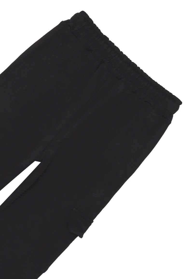 Disclaimer pantaloni cargo bambino neri cotone inverno tasche laterali - NERO | CammarataMode