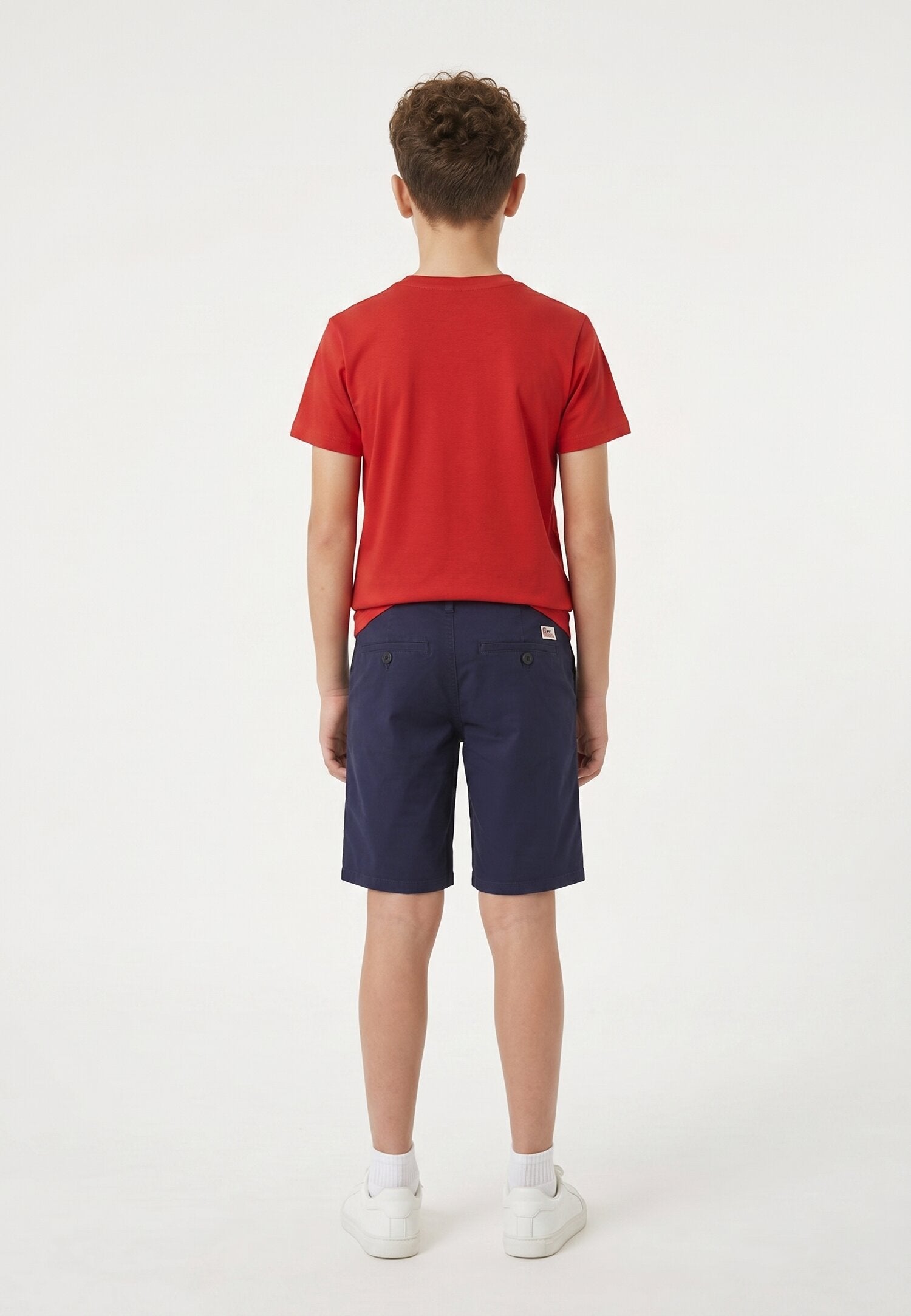 Roy Roger's Bermuda Chino Blu Tasche America Bambino RG124_