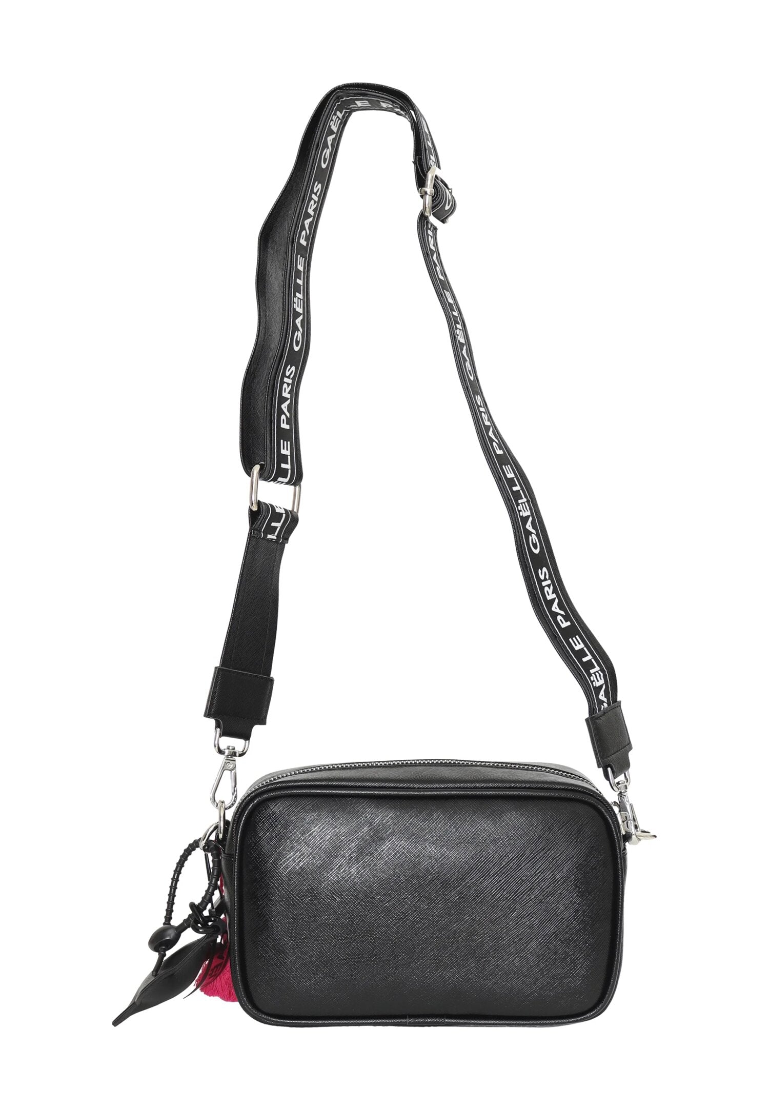 Gaelle Paris Borsa Nera Bambina In Poliestere Tracolla Elegante AI25
