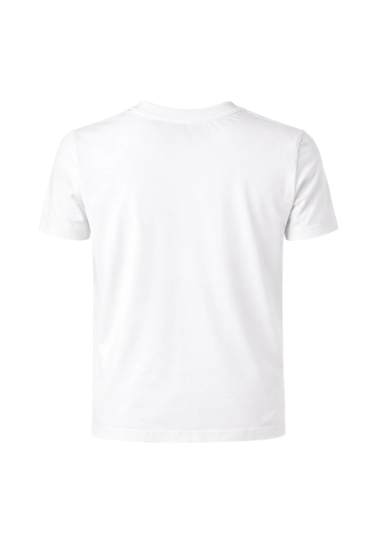 Icebergs Tshirt Bianca Con Logo Maxi Bambino TSICE6120J_
