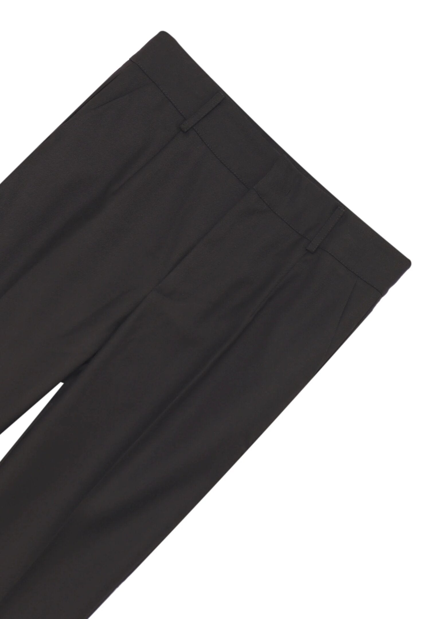 John Richmond Pantalone Chino Nero Bambino In Tessuto Vita Regolabile Elegante