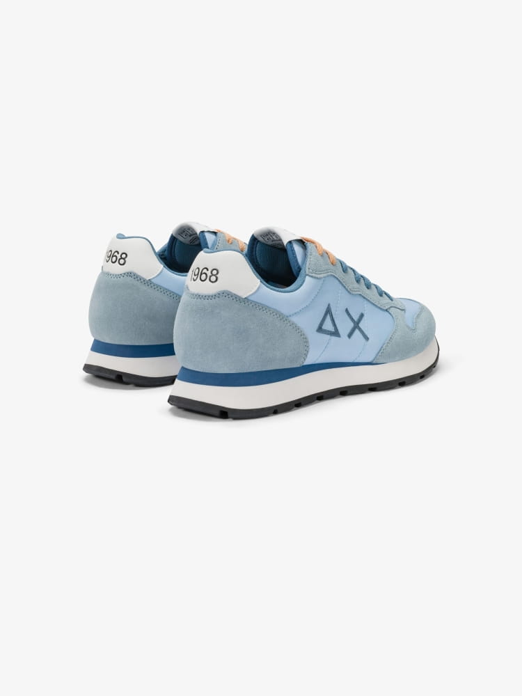 Sun68 scarpe celesti uomo logo sul lato