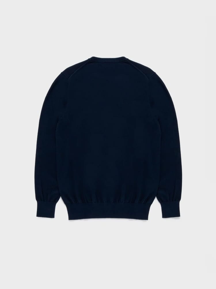 Refrigiwear maglia blu navy uomo mini logo