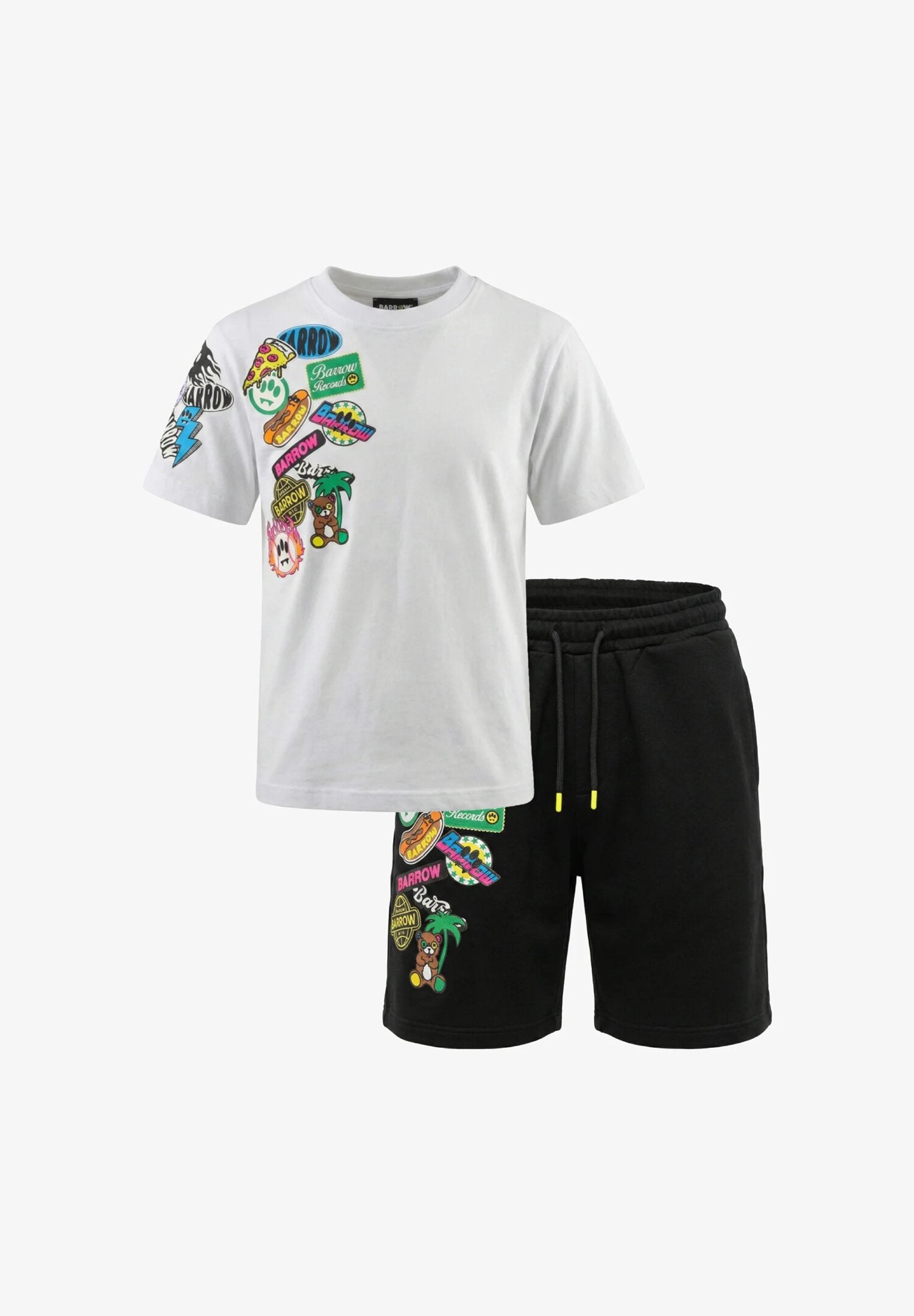 Barrow Completo Patch Bianco Bambino S6BKJUTH073+S6BKJUBE041_