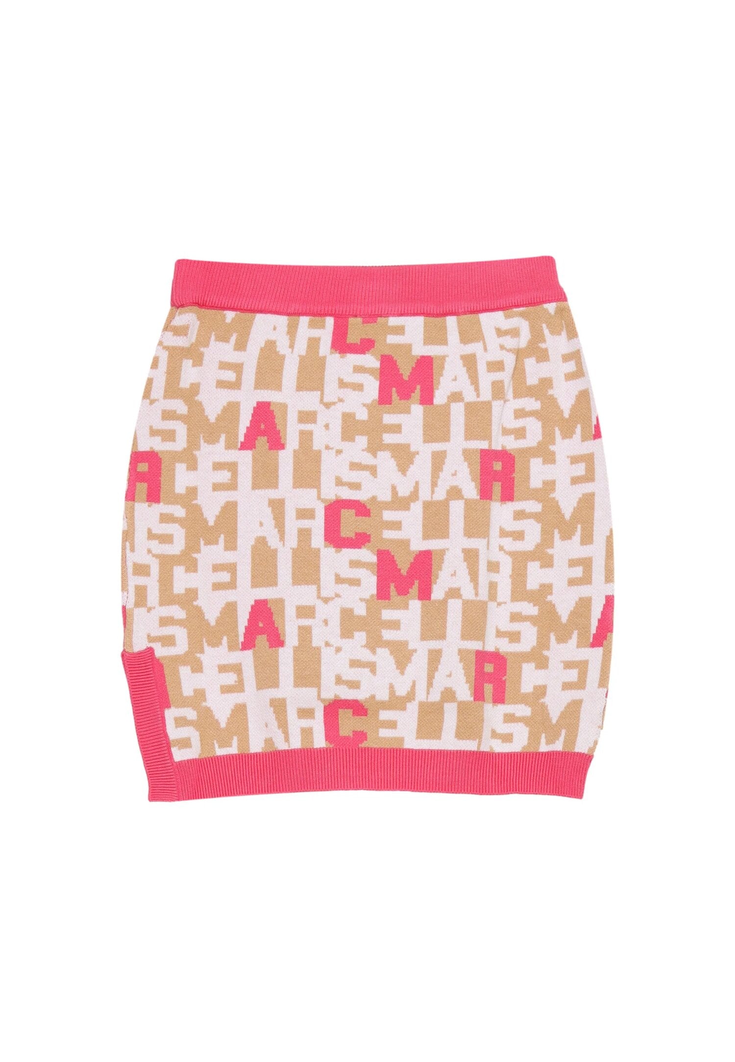 Marc Ellis Completo Rosa Bambina Con Gonna In Maglia Girocollo Elegante AI25