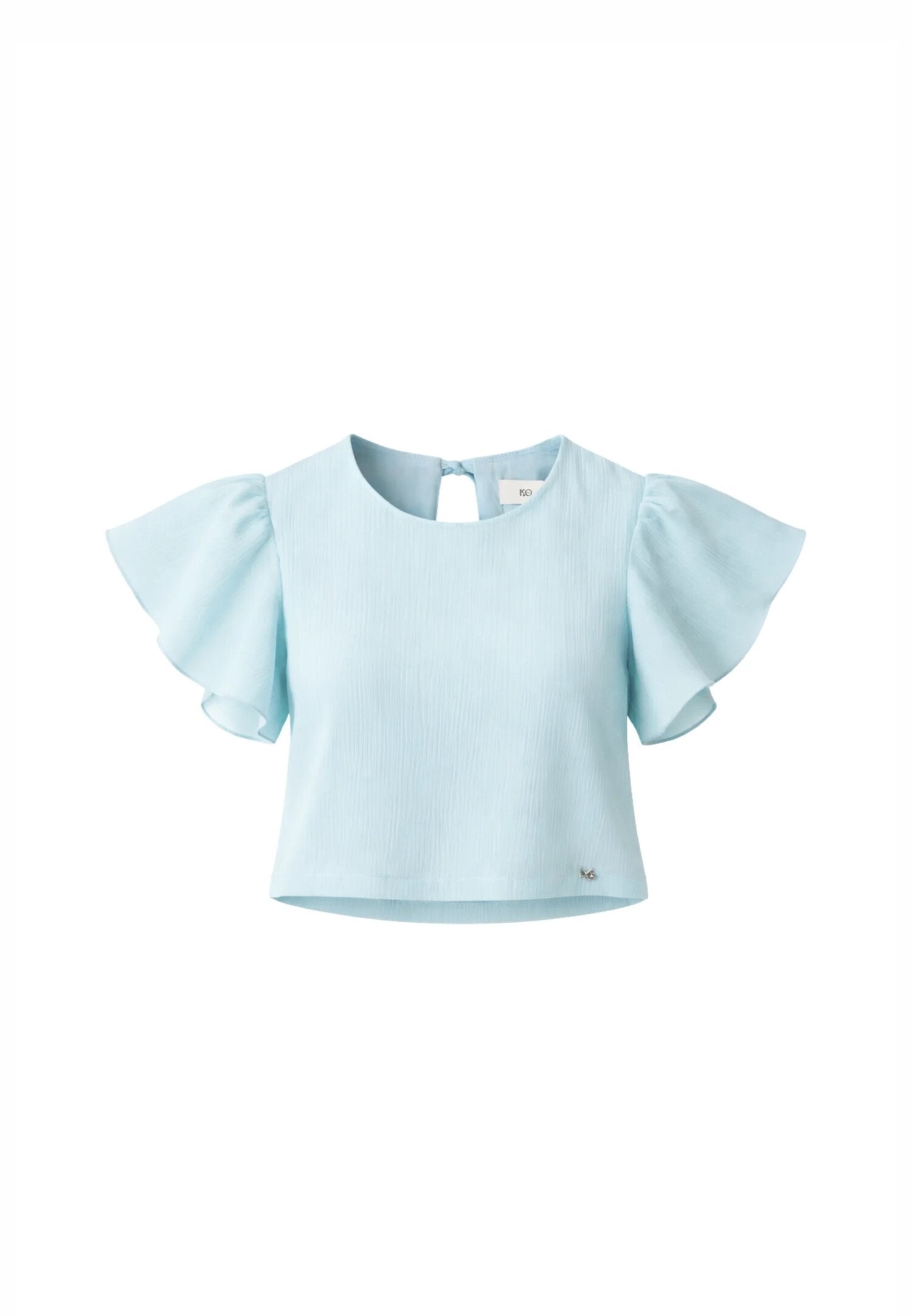Kocca Completo Celeste Bambina Modello Crop THORDIS+TASSILO_