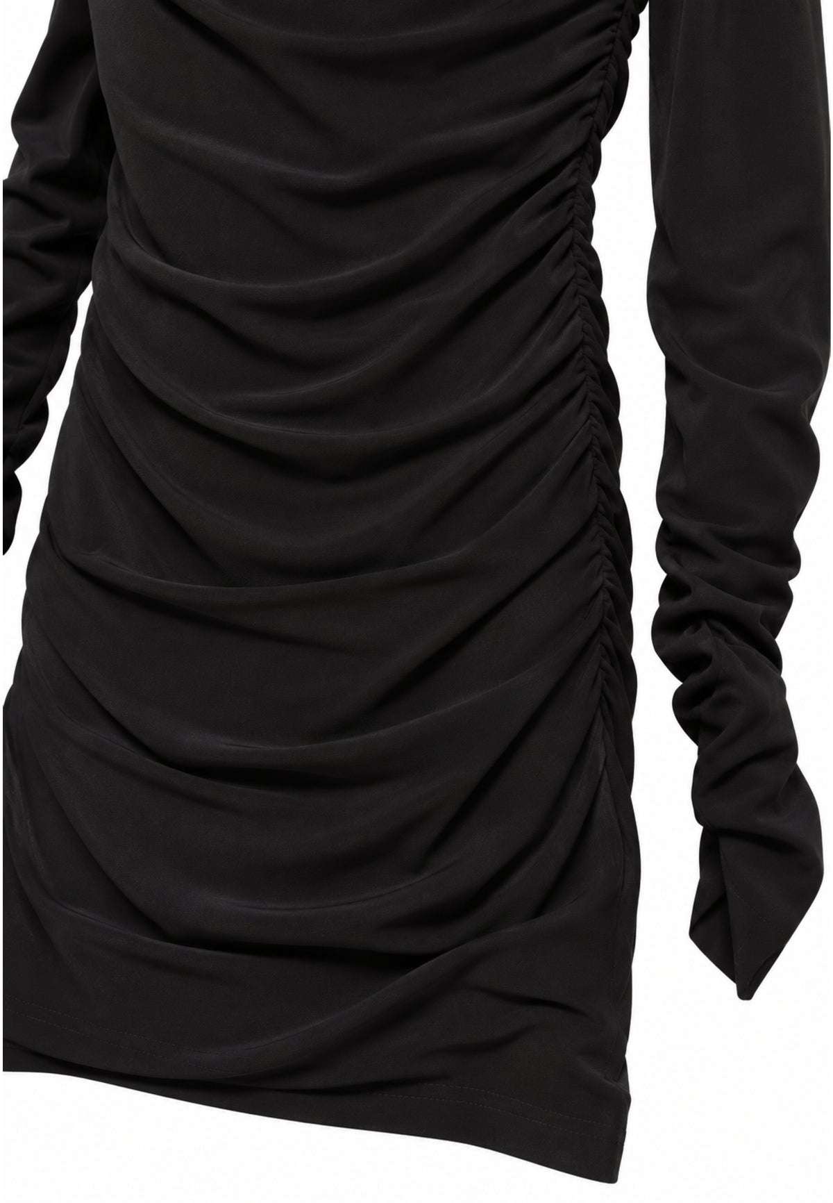 MARC ELLIS ABITO NERO A COLLO ALTO SLIM ARRICCIATO Bambine e ragazze JMJDR03892.NE_