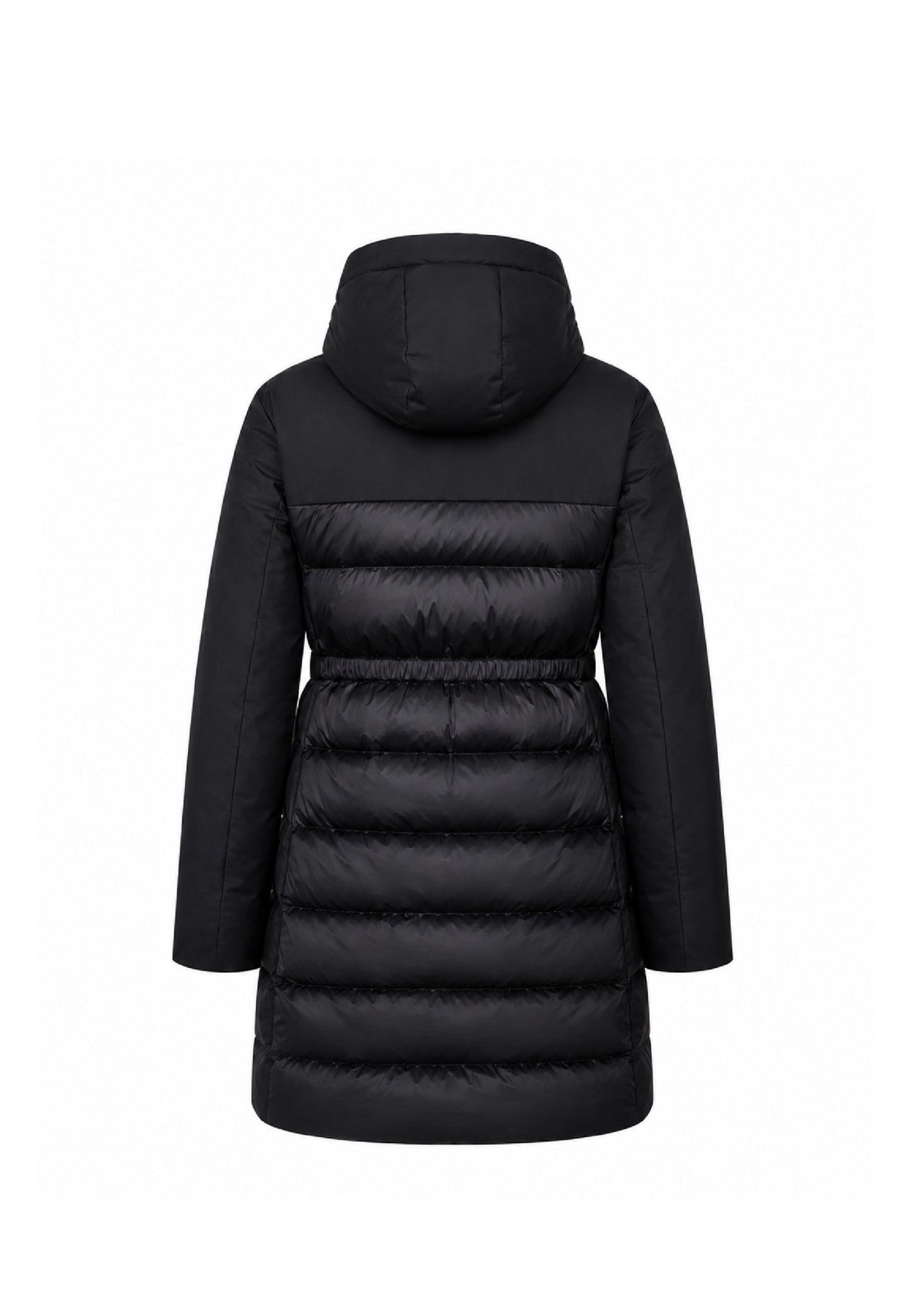 Bomboogie GIUBBOTTO NERO IN DOPPIO MATERIALE CON CAPPUCCIO Bambine e ragazze CG 8670 T ADL6 90.NE_