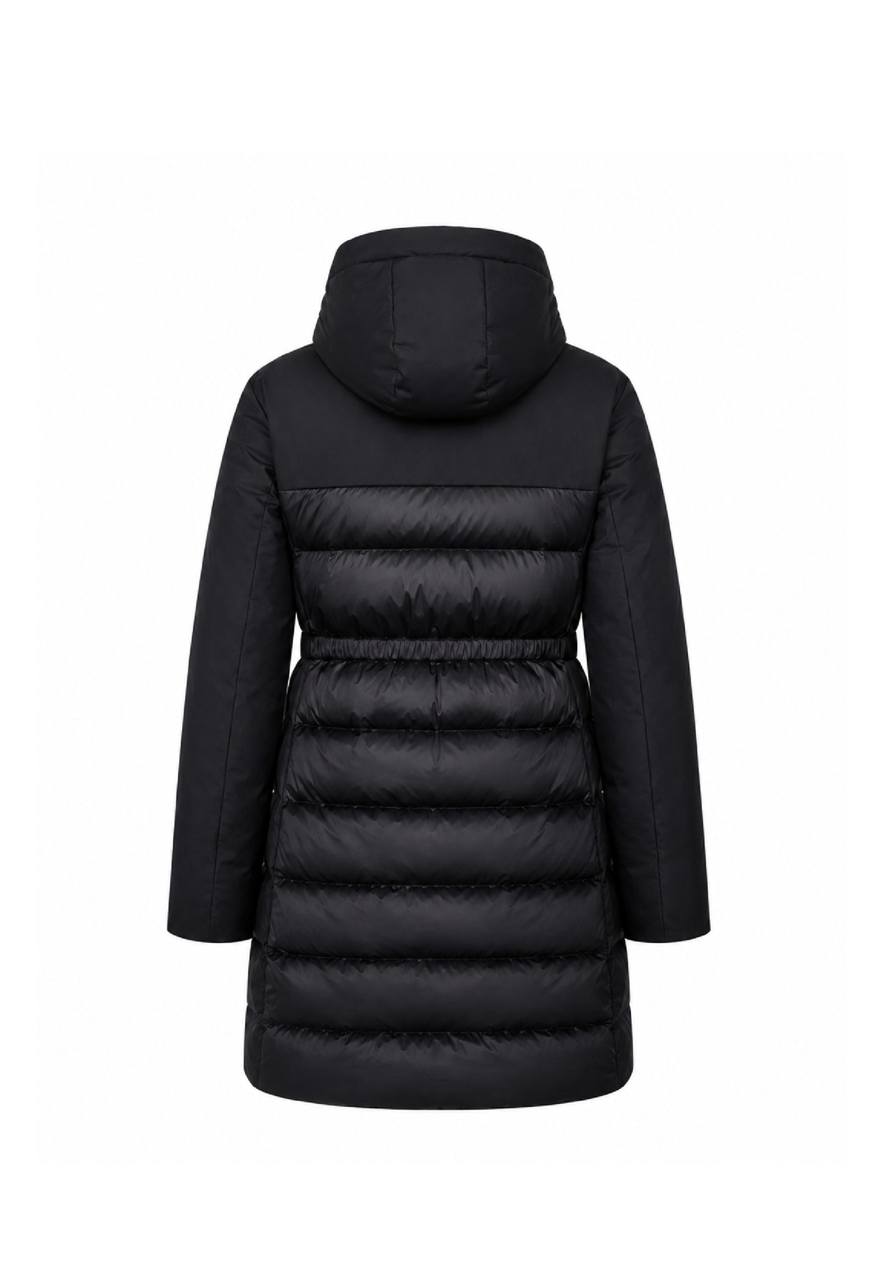 Bomboogie GIUBBOTTO NERO IN DOPPIO MATERIALE CON CAPPUCCIO Bambine e ragazze CG 8670 T ADL6 90.NE_