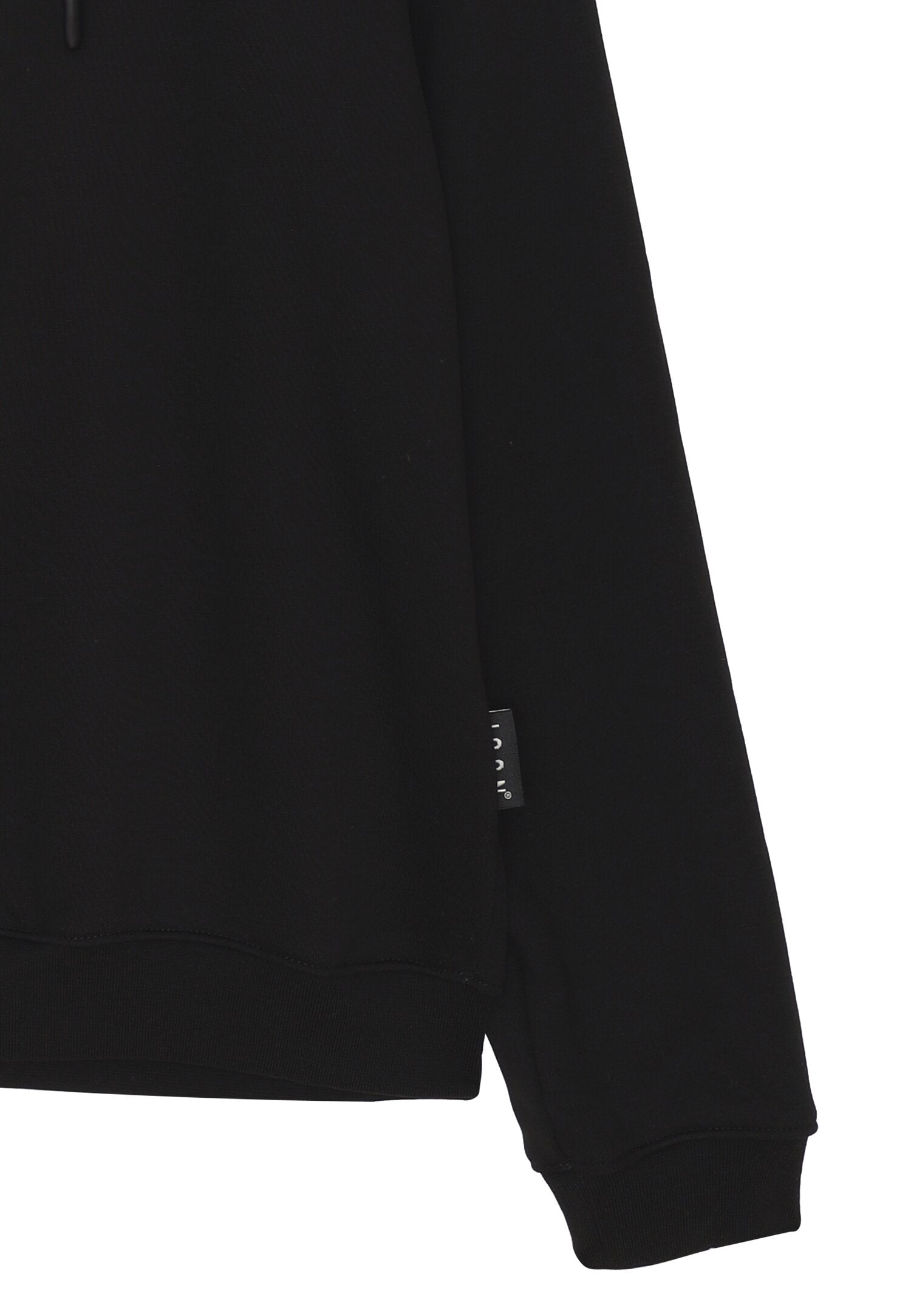 Icon Felpa Nero Bambino In Cotone Con Cappuccio Scuola AI25