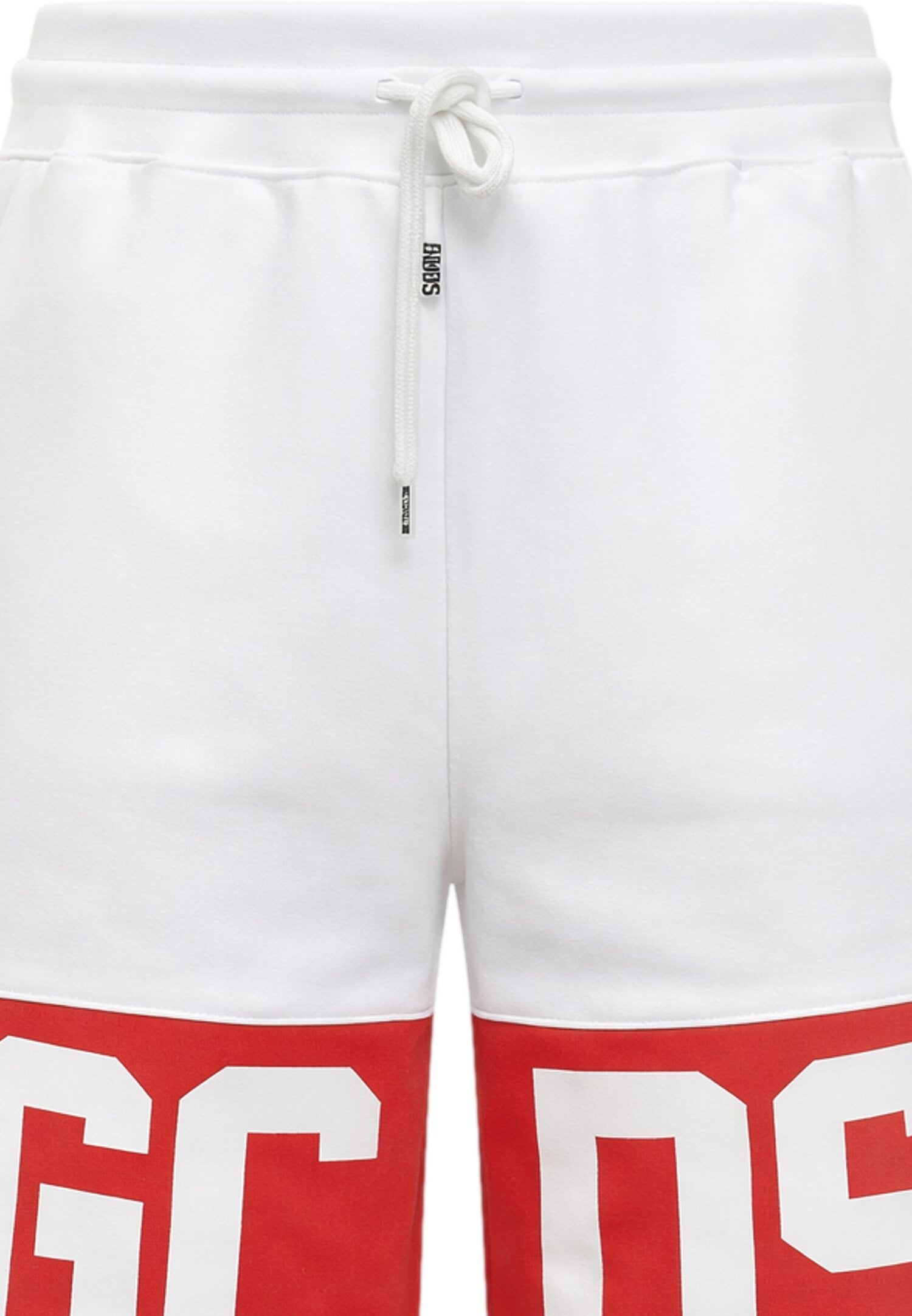 Gcds Bermuda Bianco Bambino - Ragazzo Vita Regolabile Sportivo In Cotone 7460