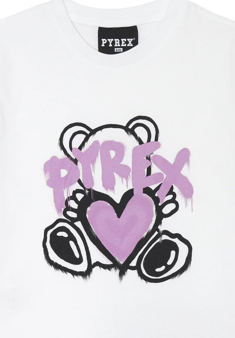 Pyrex Completo Bambina Bianco 2 Pezzi Cotone Stagione Estiva - BIANCO | CammarataMode
