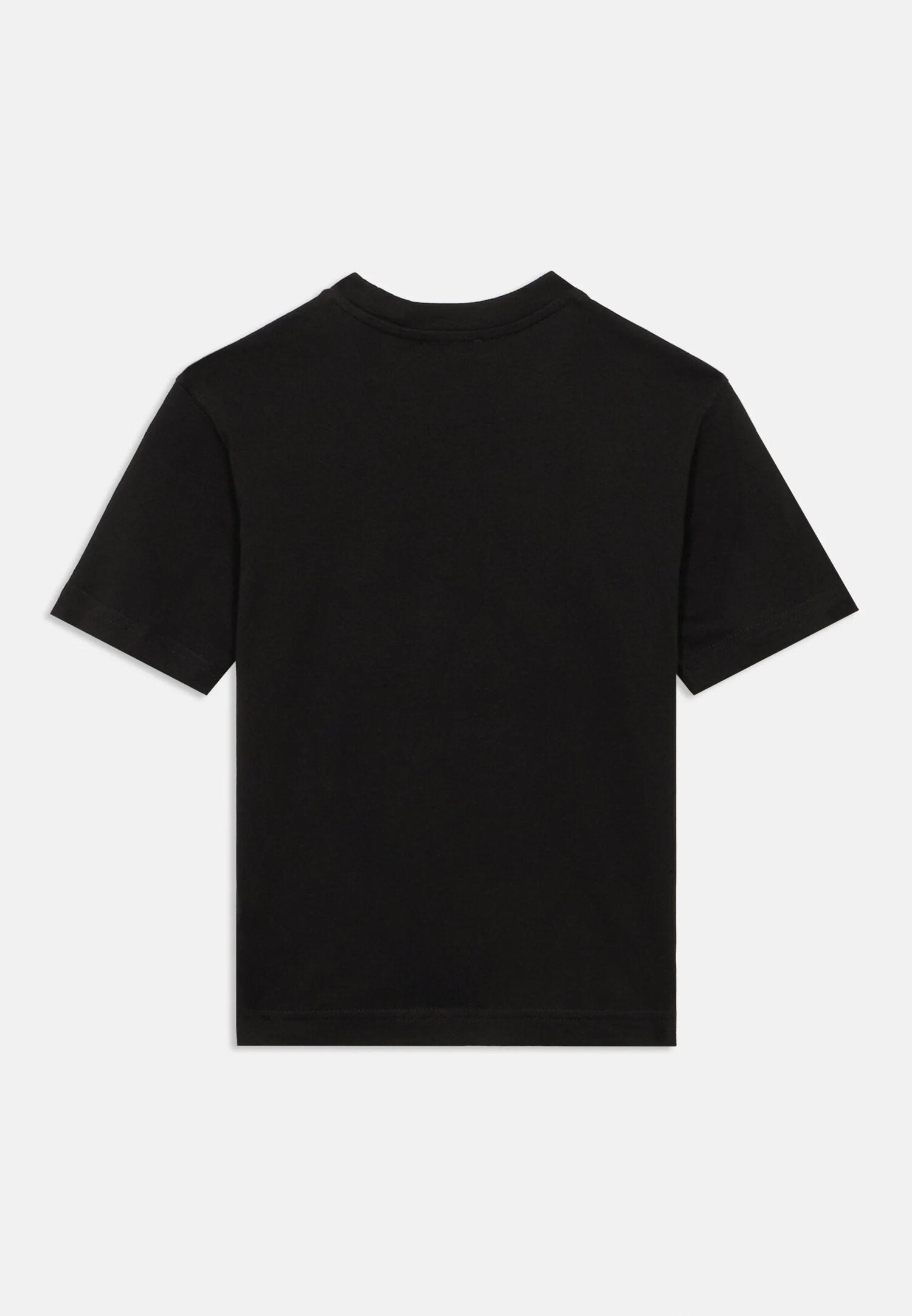 Diesel Tshirt Nera Bambino In Jersey Maniche Corte Sportivo PE26