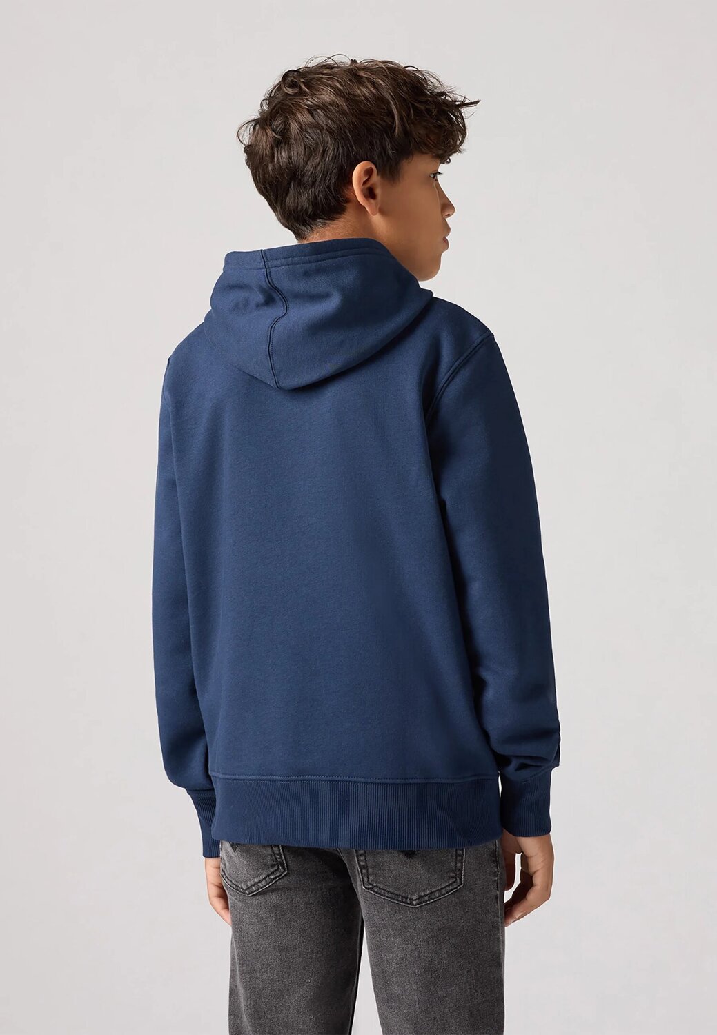 Levi’s Felpa con Cappuccio Bambino Mini Batwing – Blu Navy