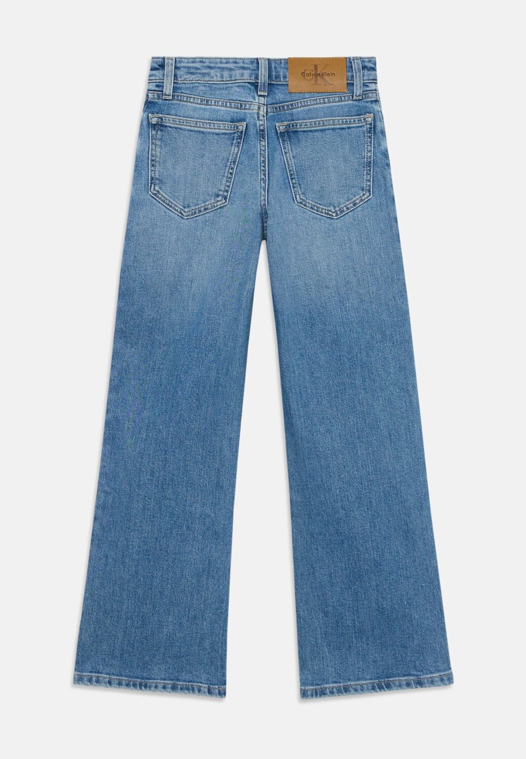 Calvin Klein Jeans bambina jeans wide leg baggy denim | CammarataMode