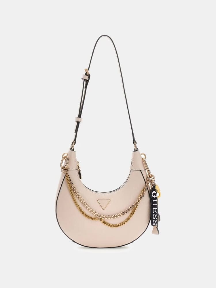 Guess borsa crema donna mini logo