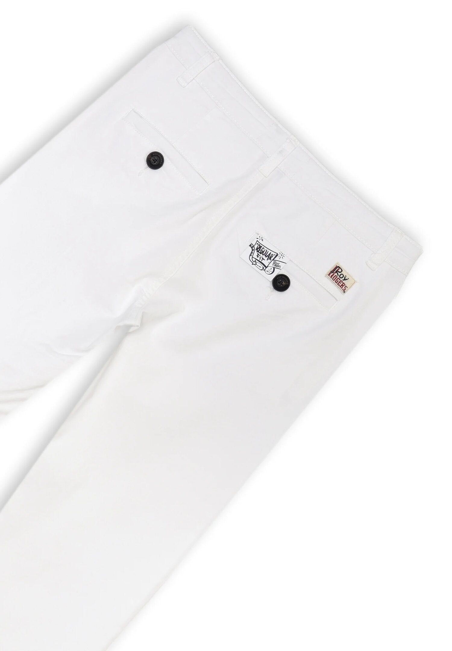 Roy Rogers - Pantaloni chino slim bambino bianchi - Primavera Estate 2025 | CammarataMode