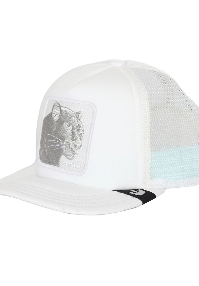 Cappello trucker Goorin Bros pantera bianco total white bambino ragazzo - BIANCO | CammarataMode