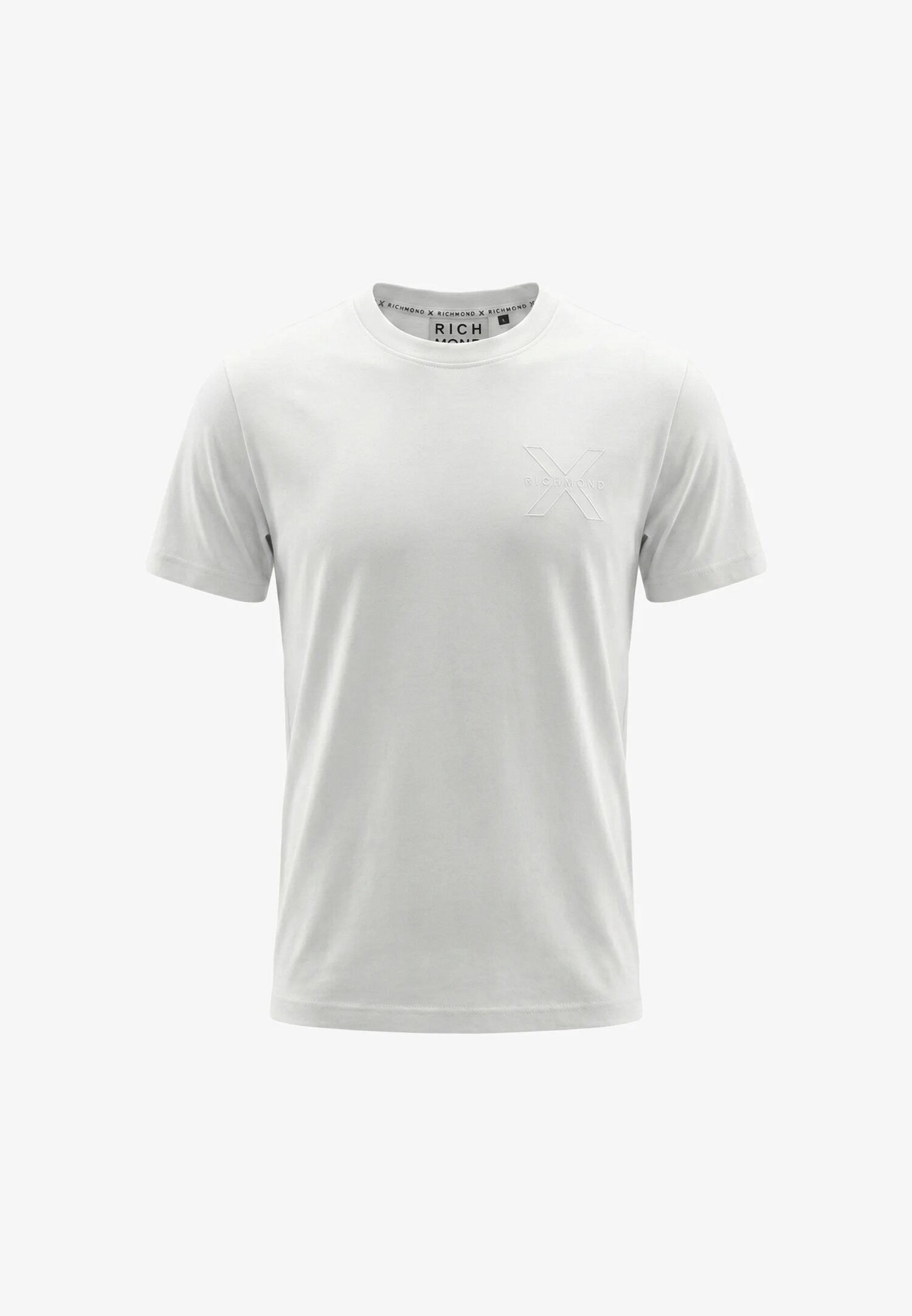 John Richmond Tshirt Bianca Con Logo x Uomo UMP26024TS_