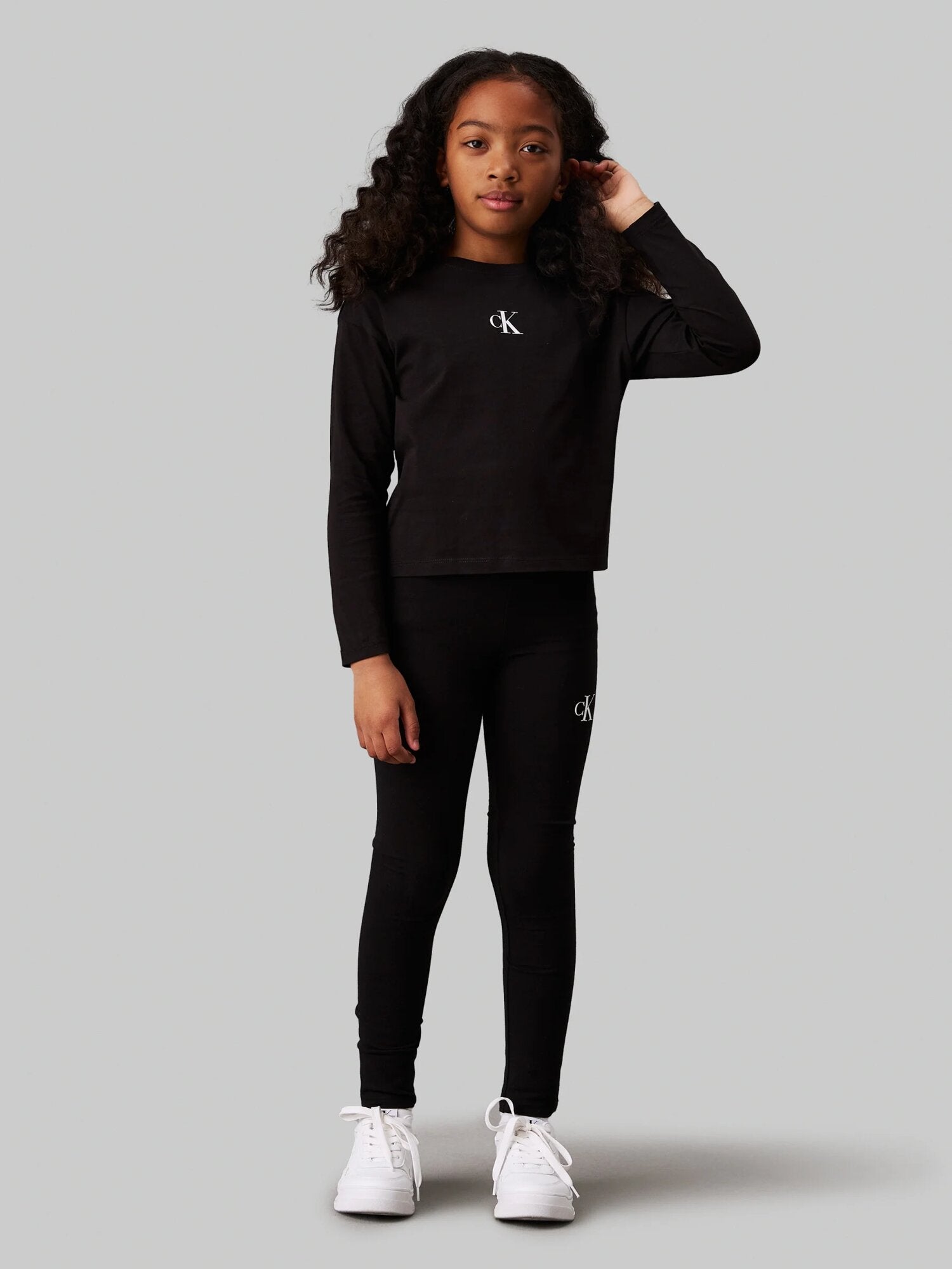 Calvin Klein Leggings Ragazza Nero IG0IG02137BEH_