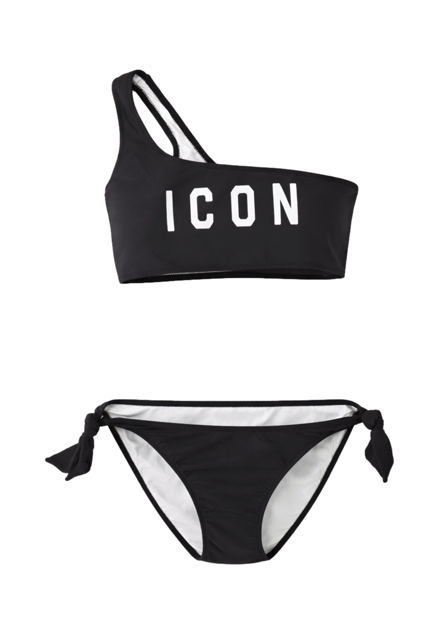 Icon Costume Nero Bikini Logo Icon Fascia Bambina IGCS001264_