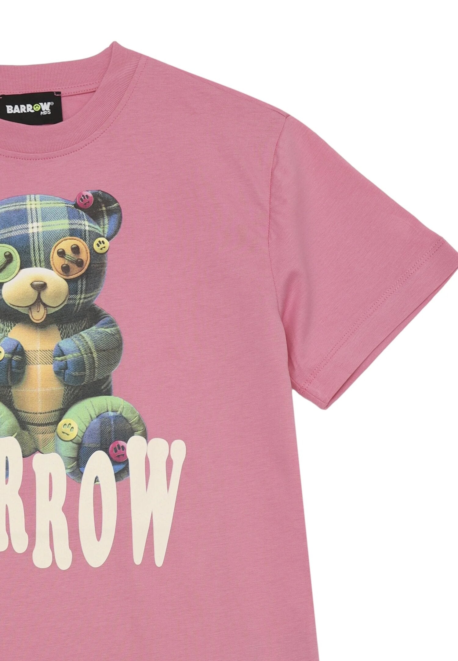 Barrow Tshirt Rosa Bambino In Cotone Maniche Corte | Uso Sportivo AI 25 | CammarataMode