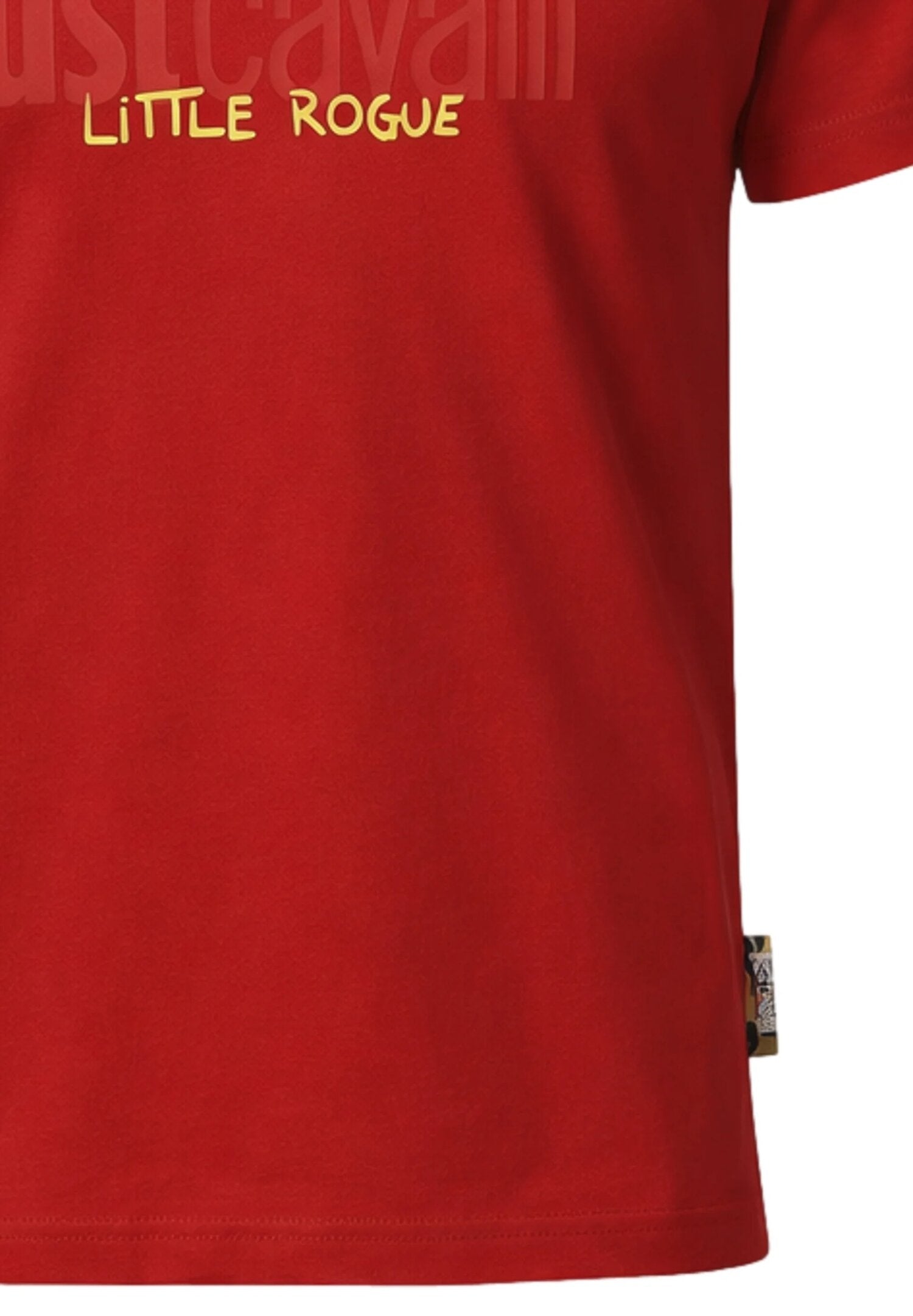 Just Cavalli Tshirt Rossa Con Stampa Logo Jc Davanti Bambino JBP26001TS_