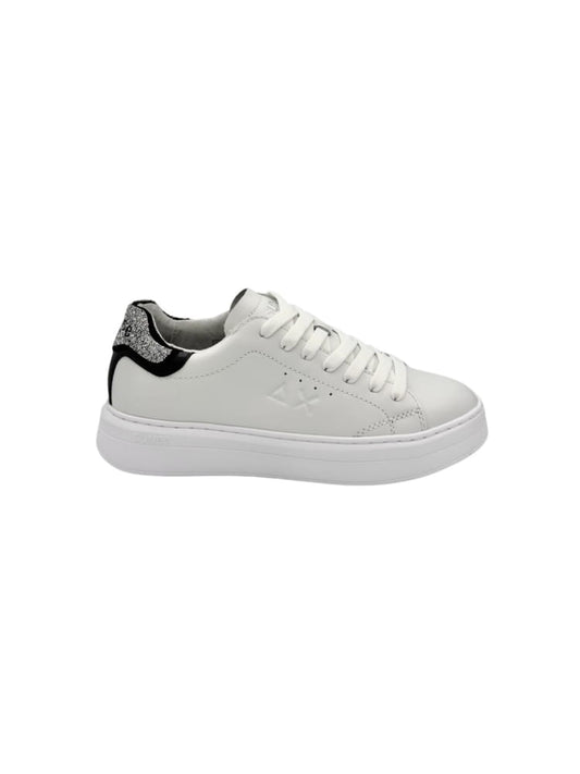 Sun68 scarpe bianche donna logo con strass