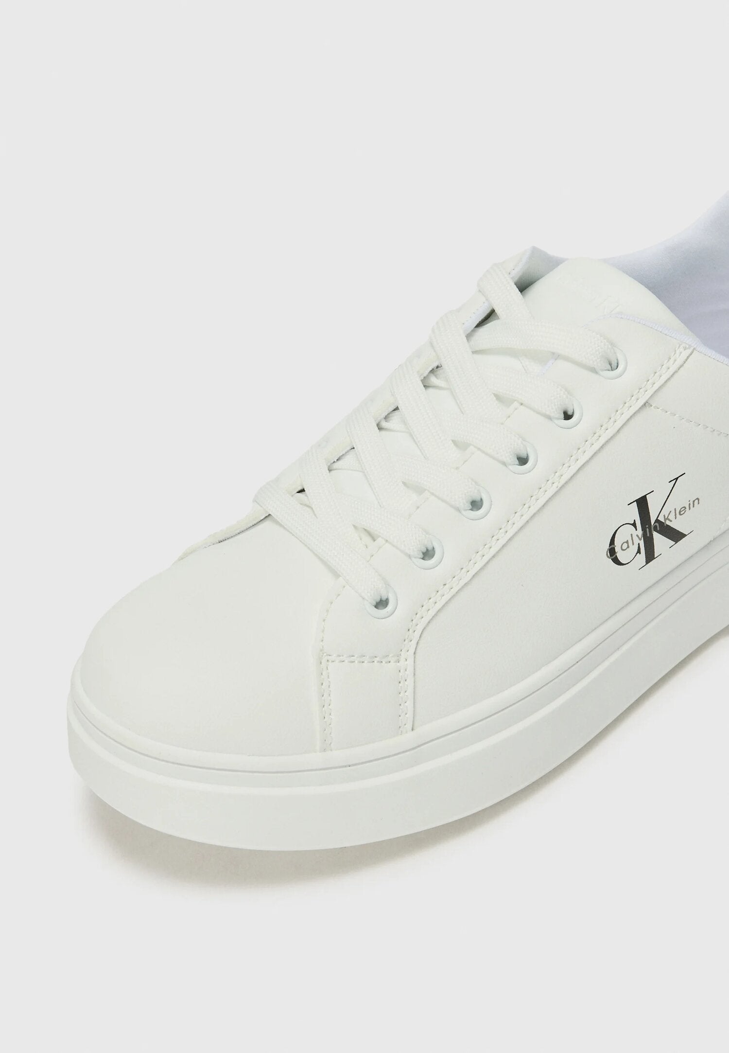 Calvin Klein Scarpe Bianche Bambino Sneakers Basse Uso Sportivo AI25