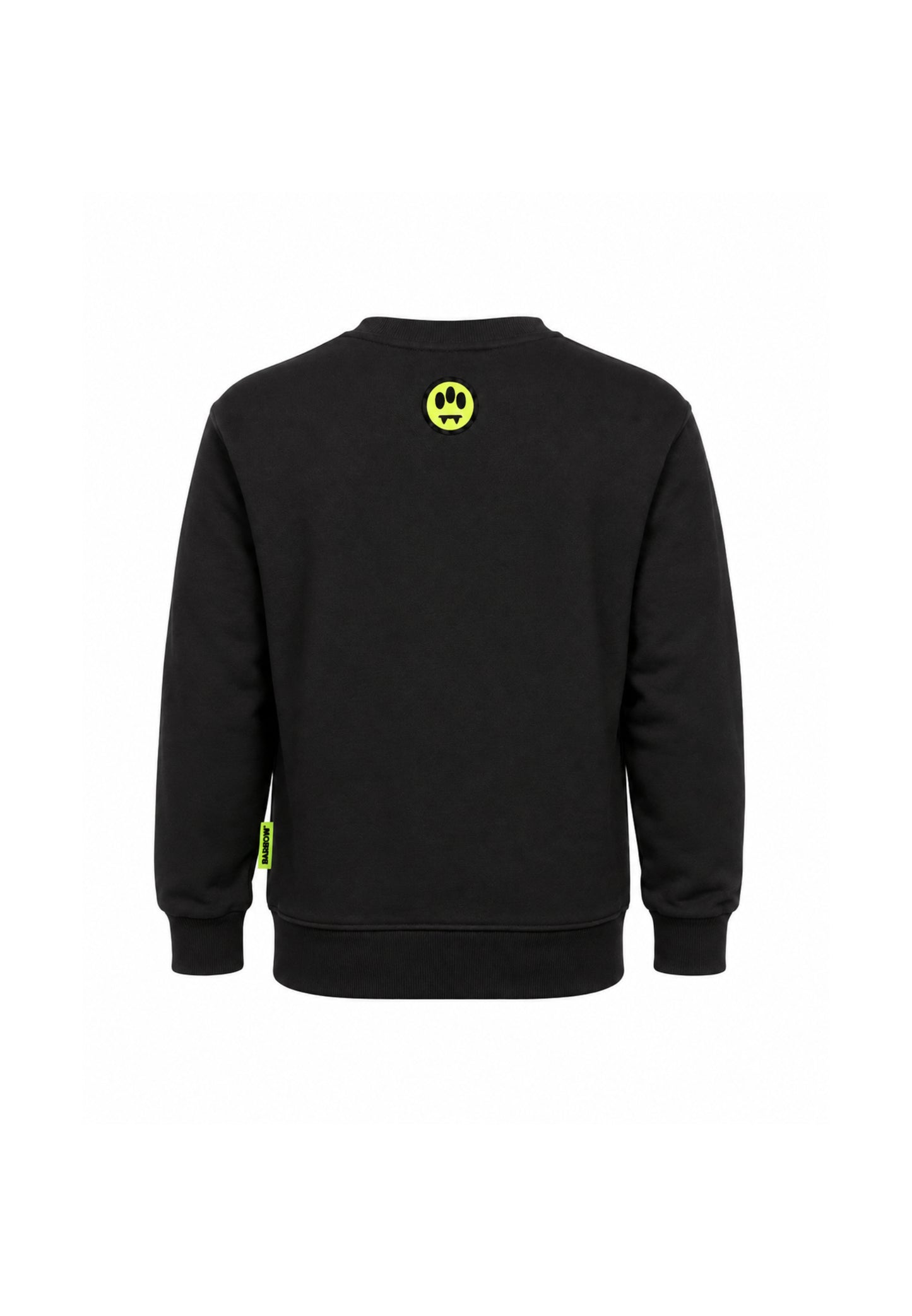 BARROW FELPA nera GIROCOLLO CON LOGO CENTRALE E MINI TEDDY Bambini e ragazzi F6BKJUSW032.NE_