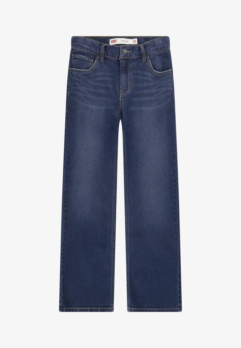 Levi’s Jeans Bambino 555 Relaxed Straight – Fit Ampio Blu Denim - DENIM | CammarataMode