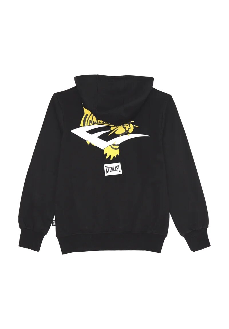 Everlast Felpa con cappuccio Bambino nera 8-16 anni logo frontale | CammarataMode
