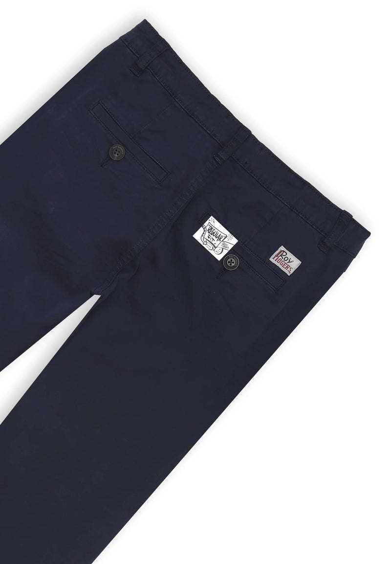 Roy Rogers - Kids Slim Chino Pants Blue - Spring Summer 2025 - BLUE | CammarataMode