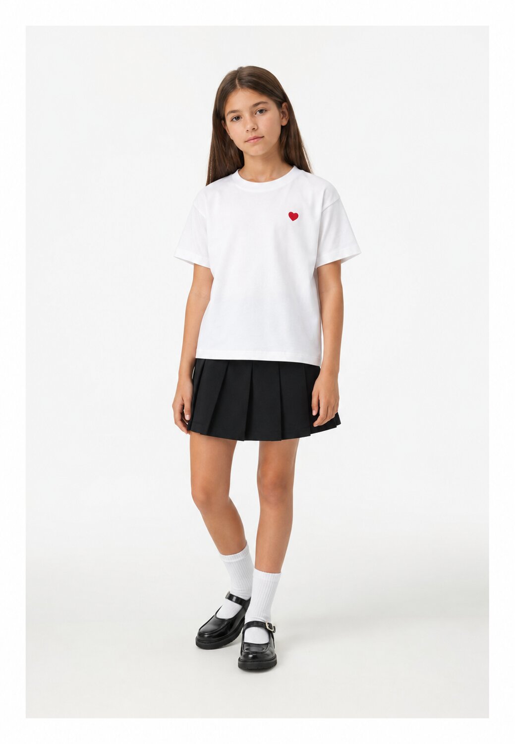 Only Kids Gonna a Pieghe Nera In Punto Milano Bambina 15374901_