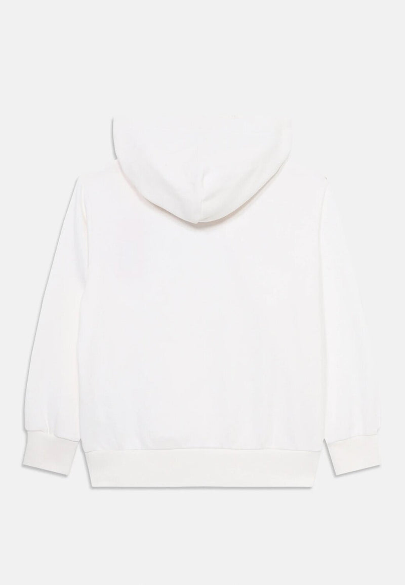 Diesel felpa bambino ragazzo bianca con cappuccio logo stampato - BIANCO | CammarataMode