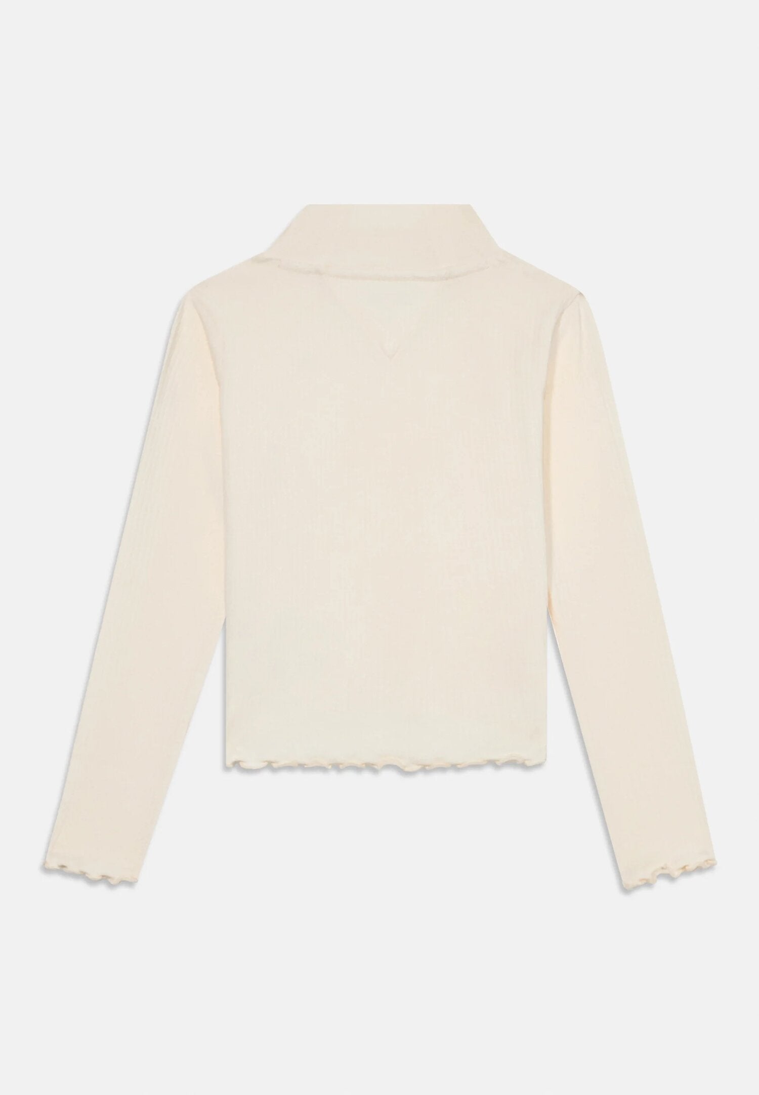 Tommy Hilfiger Maglia Panna Bambina In Jersey Maniche Lunghe | Passeggio AI25 | CammarataMode