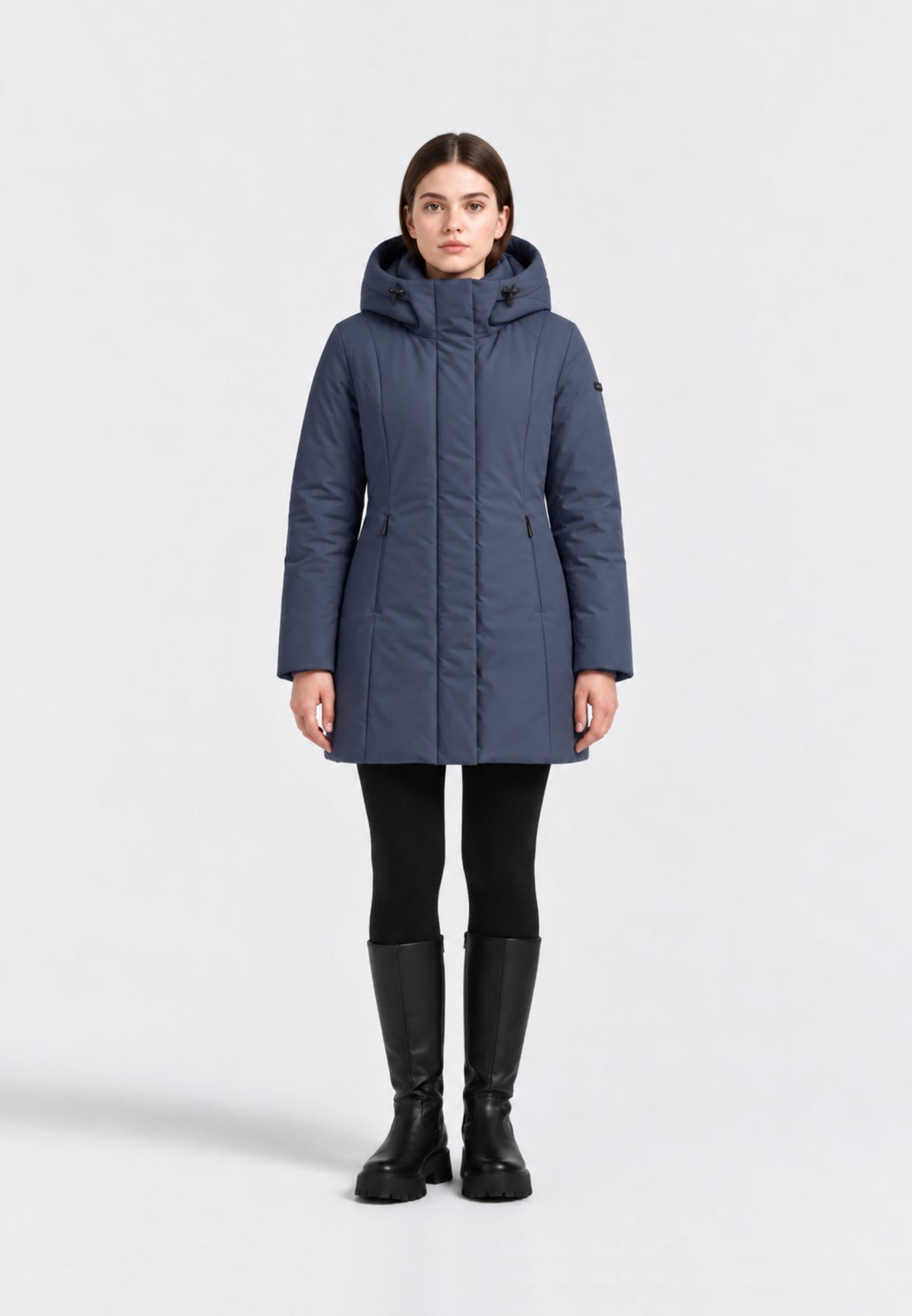REFRIGIWEAR GIUBBOTTO BLU lungo sagomato Donna LADY TECH/1 JACKET.BLU_