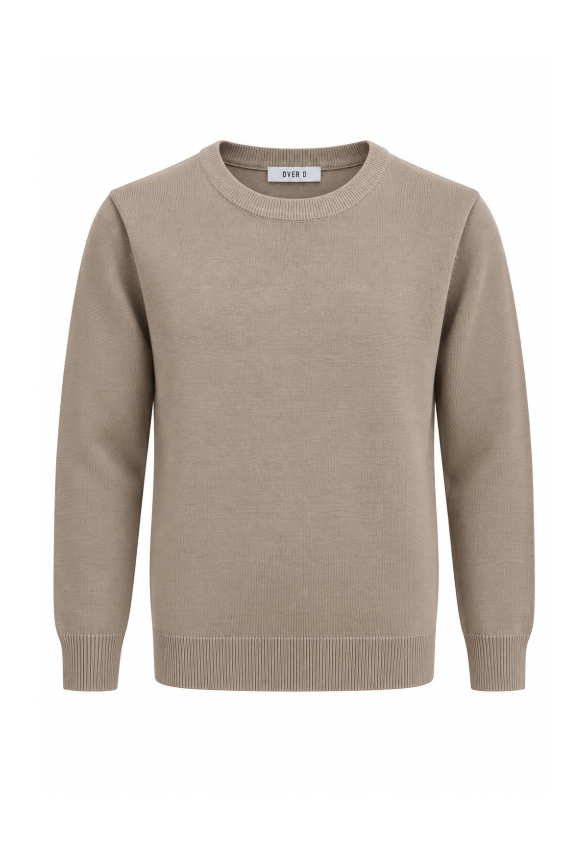 OVERD MAGLIONE BEIGE IN LANA RASATA Bambini e ragazzi OK105SMG.BEIGE_
