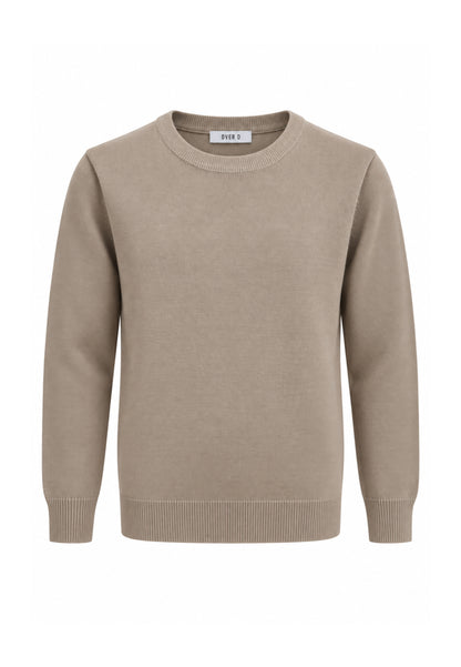 OVERD MAGLIONE BEIGE IN LANA RASATA Bambini e ragazzi OK105SMG.BEIGE_