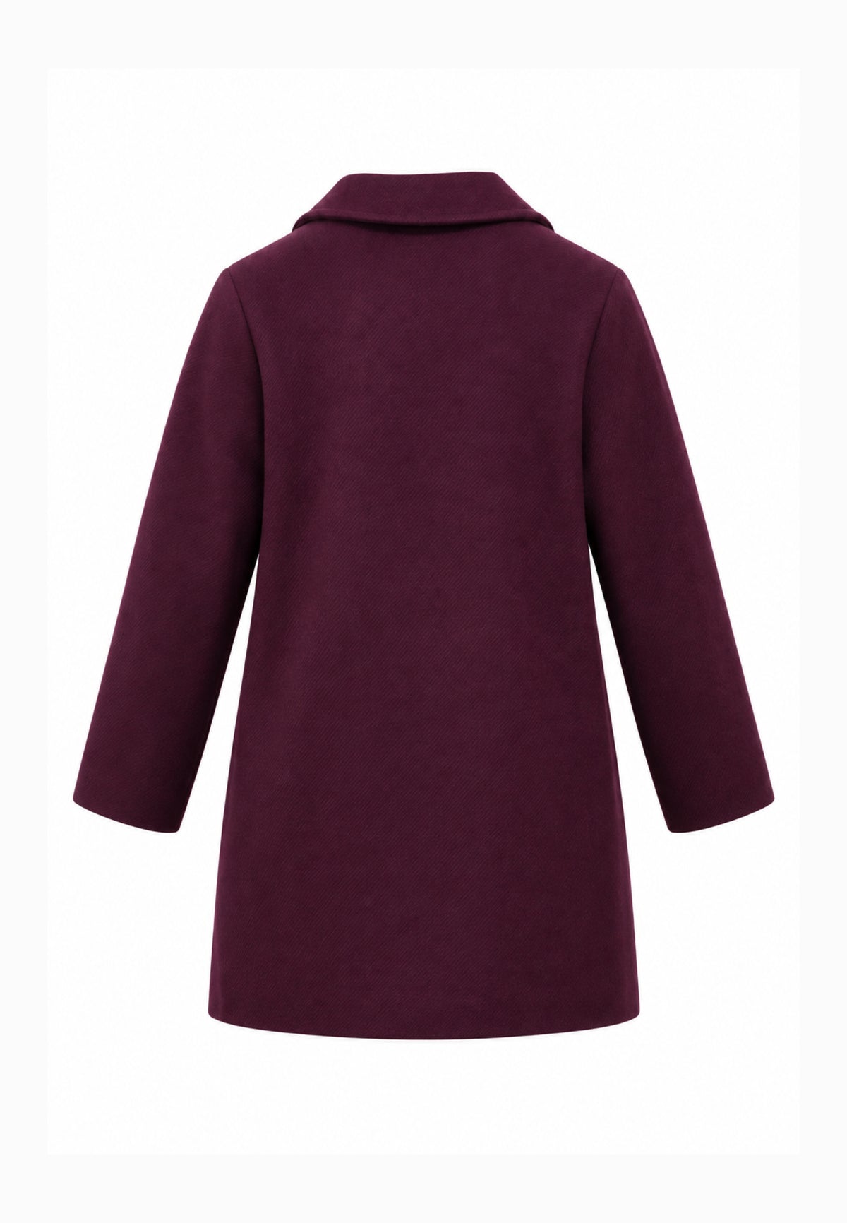 Kocca cappotto bordeaux con bottoni linea dritta Bambine e ragazze yolando.bordò_